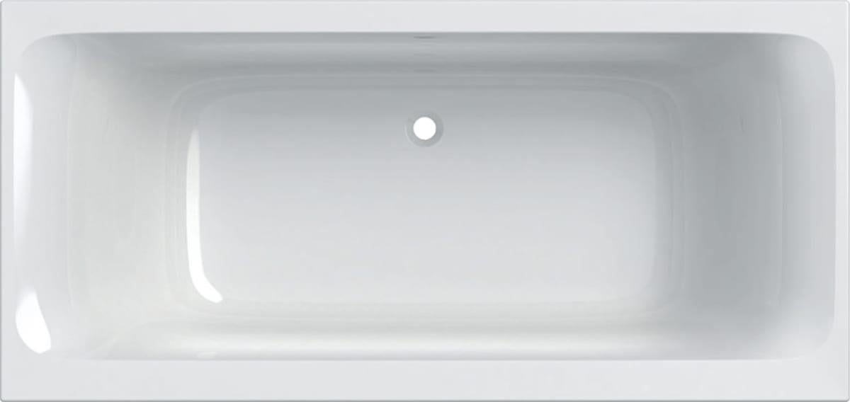 Geberit Tawa dikdörtgen küvet, ayaklı, çift sırt eğimli 190 x 90 cm - 554.125.01.1