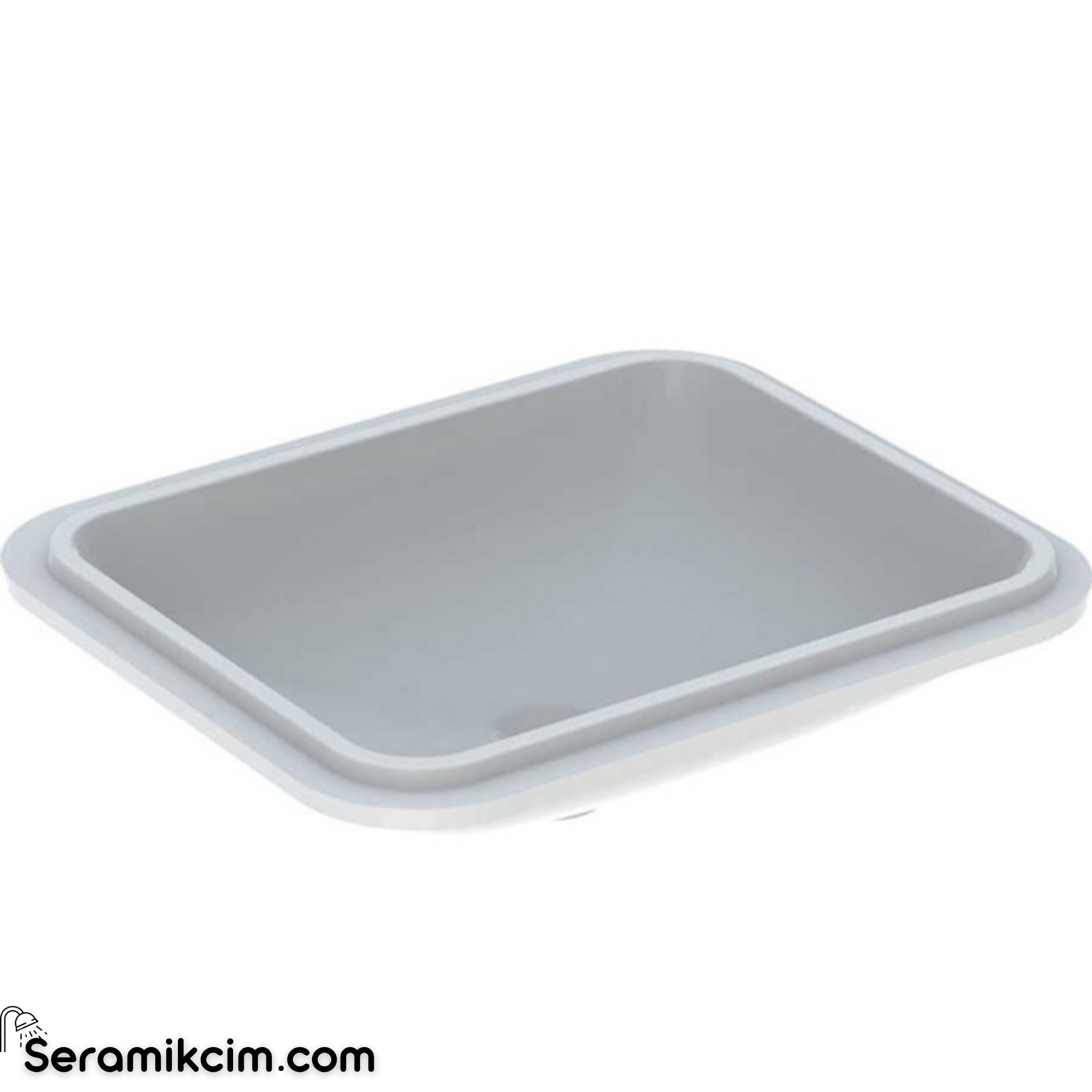 Geberit VariForm tezgah altı lavabo, dikdörtgen, 50x40 cm (Taşma deliksiz)