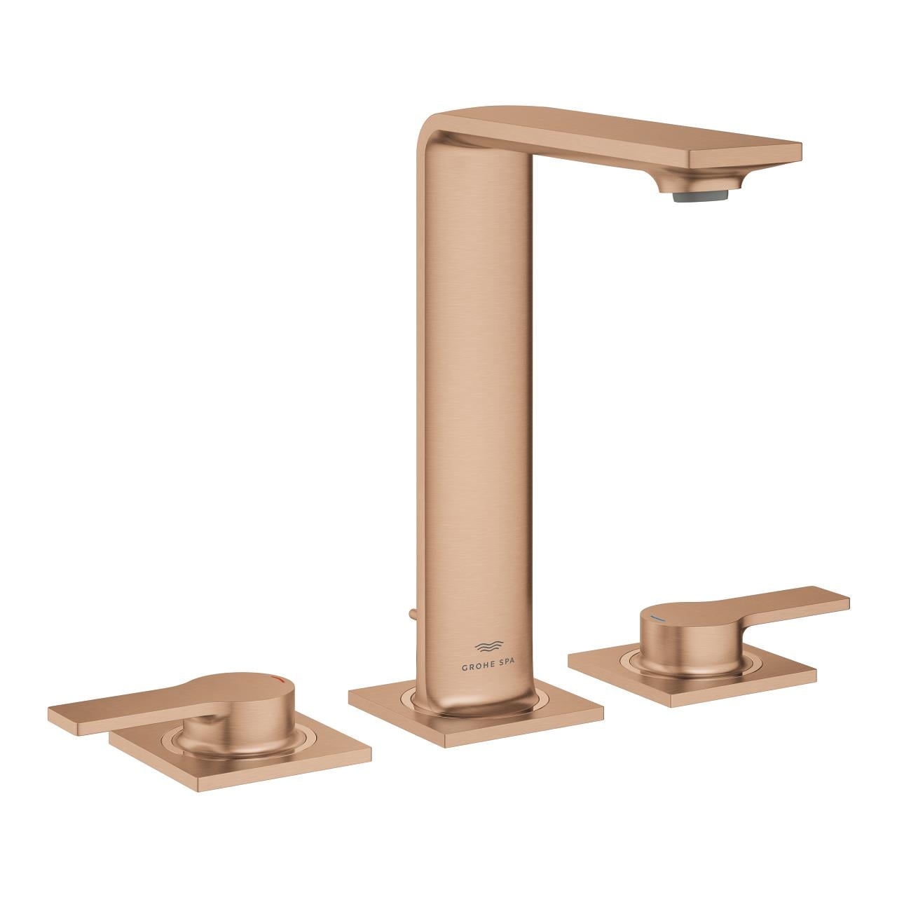 Grohe Allure 3 Delikli Ankastre Lavabo Bataryası, Fırçalı Bakır 20188DL1