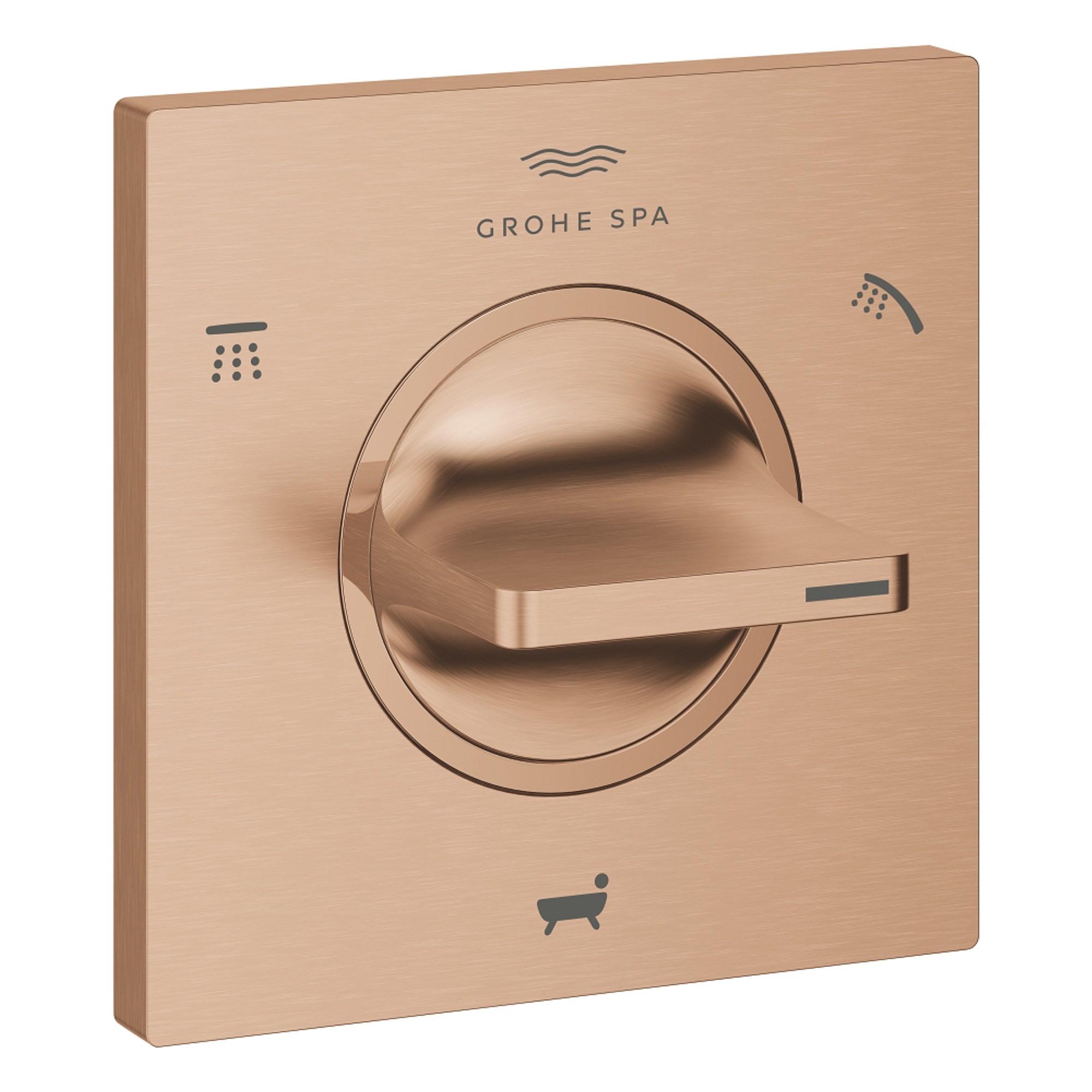 Grohe Allure 3 Yollu Yönlendirici Fırçalı Bakır 19590DL1