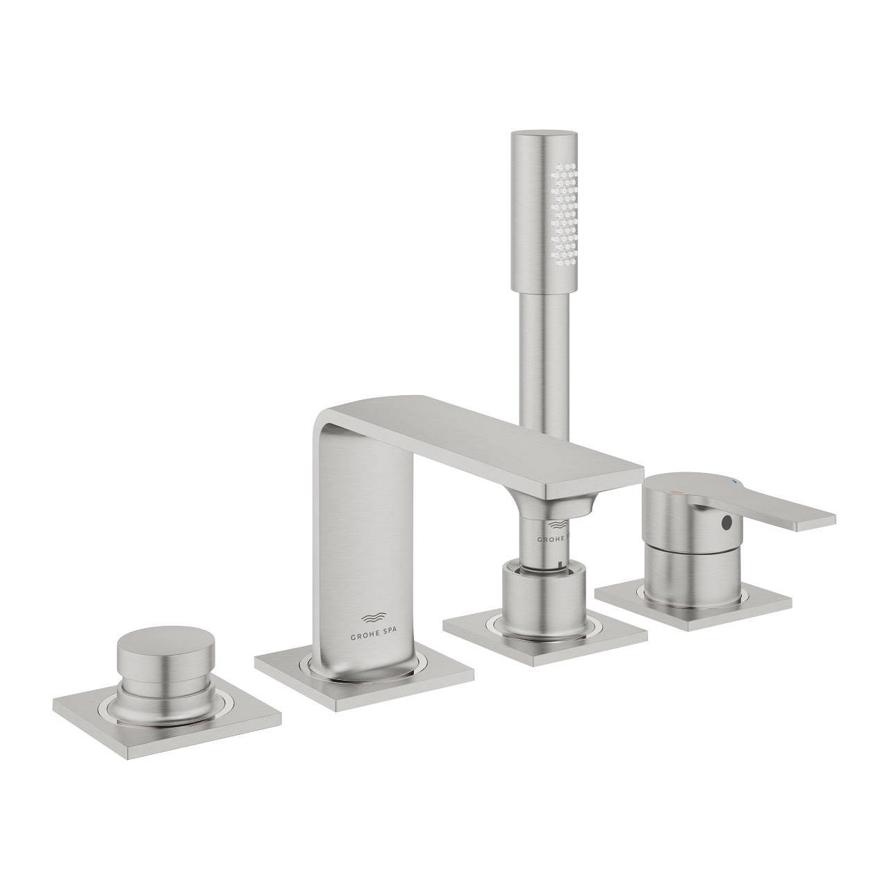 Grohe Allure 4 Delikli Ankastre Küvet Bataryası, Paslanmaz Çelik 19316DC1
