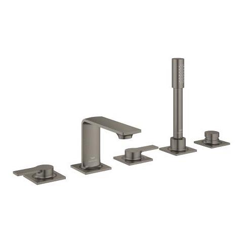 Grohe Allure 5 Delikli Ankastre Küvet Bataryası, Fırçalı Sert Grafit 25221AL1