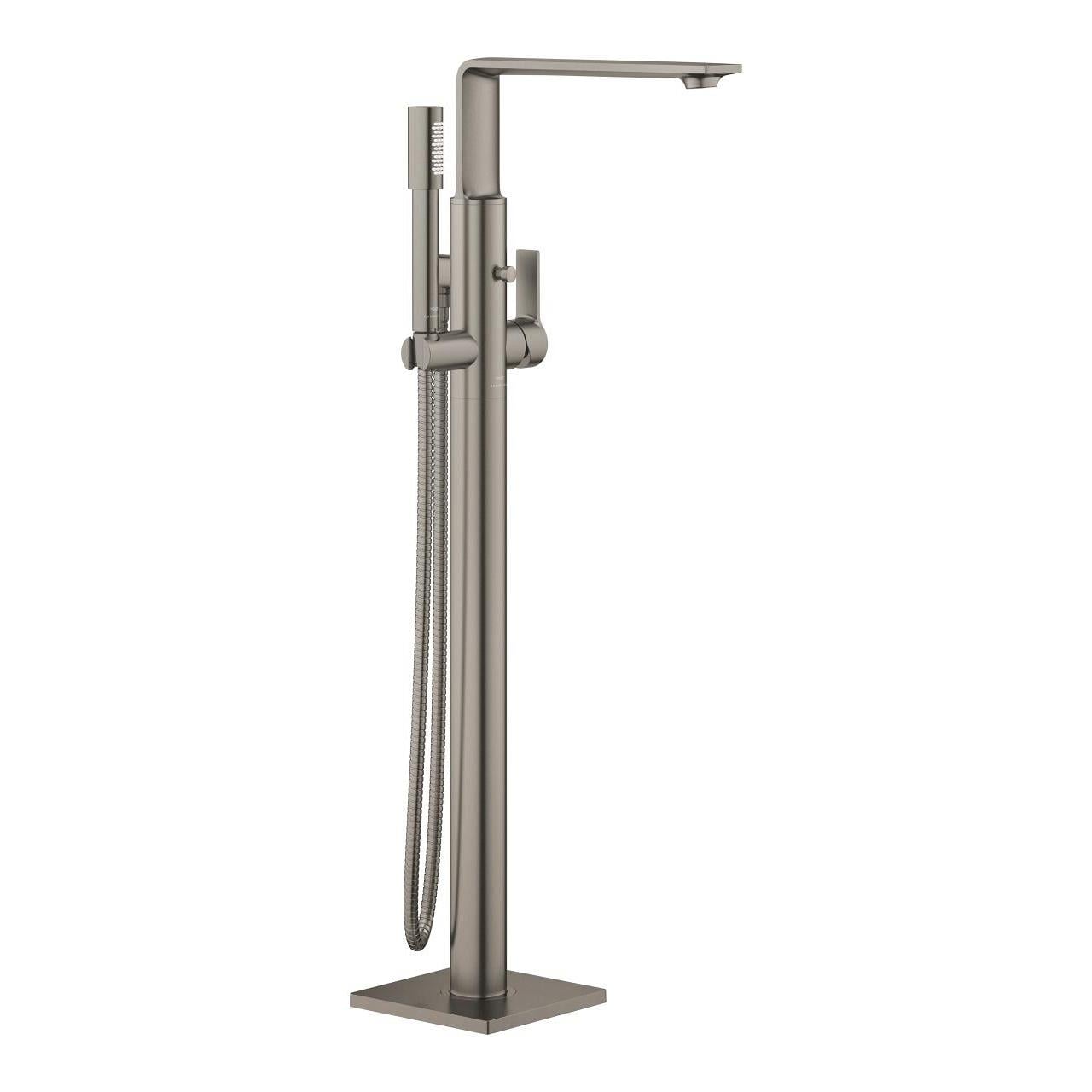Grohe Allure Ankastre Yerden Küvet Bataryası (Sıva Üstü Grubu), Fırçalı Sert Grafit 25222AL1