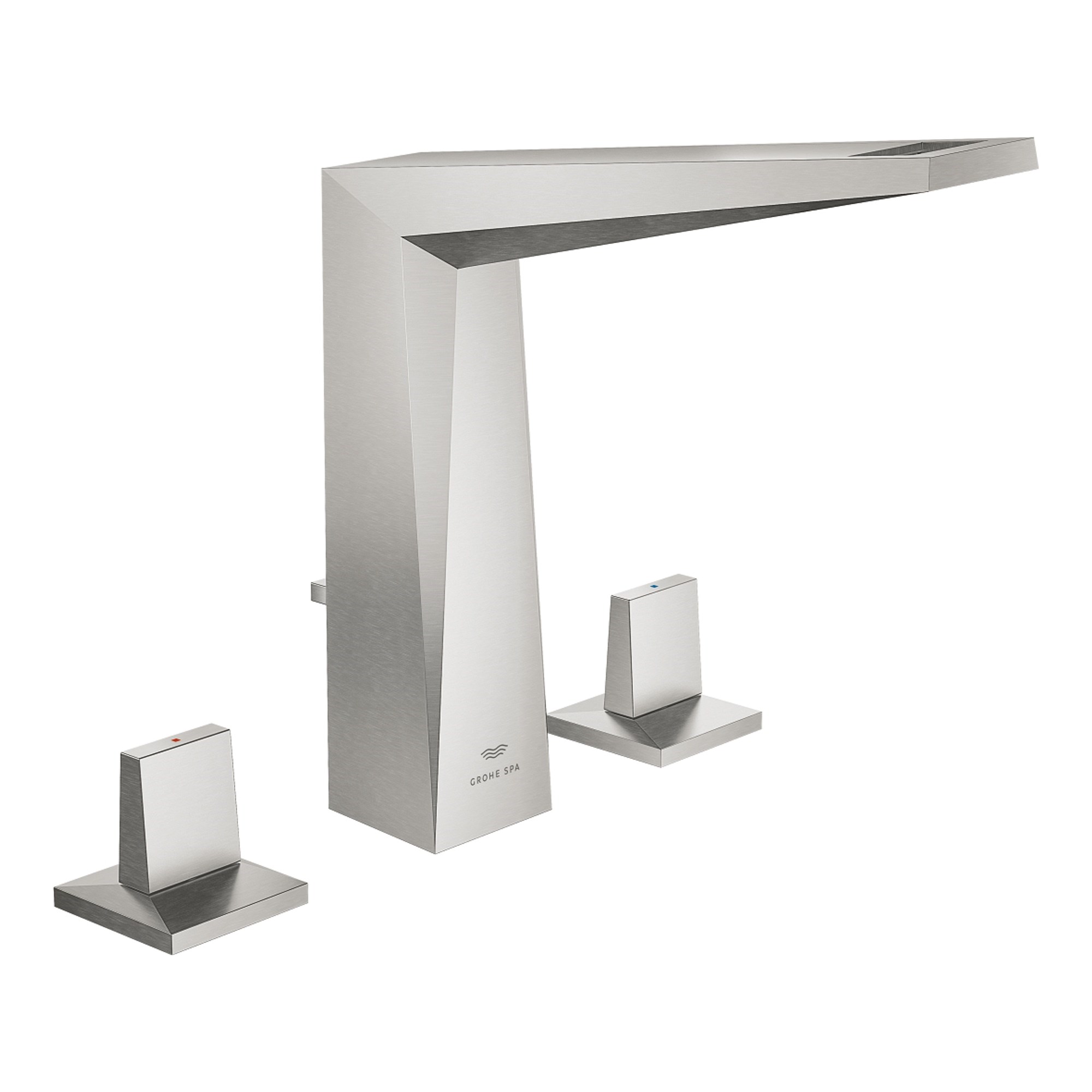 Grohe Allure Brilliant 3 Delikli Lavabo Bataryası L Boy Paslanmaz Çelik 20627DC0