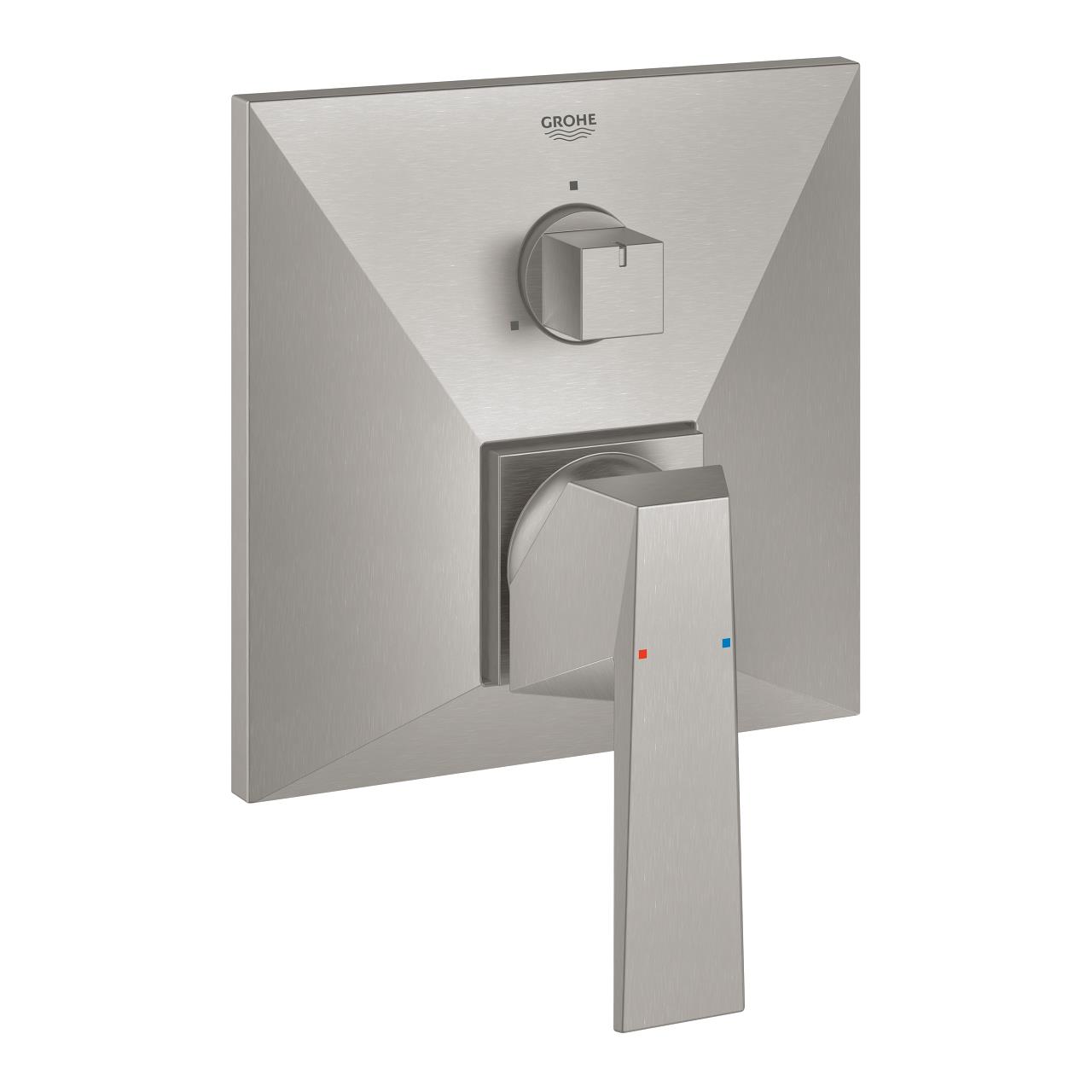 Grohe Allure Brilliant Ankastre Banyo Bataryası (3 Yollu, Sıva Üstü Grubu), Paslanmaz Çelik 24099DC0