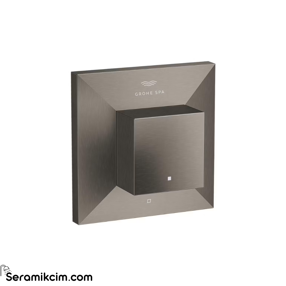 Grohe Allure Brilliant Ankastre Stop Valf (Sıva Üstü Grubu), Fırçalı Sert Grafit 29398AL0