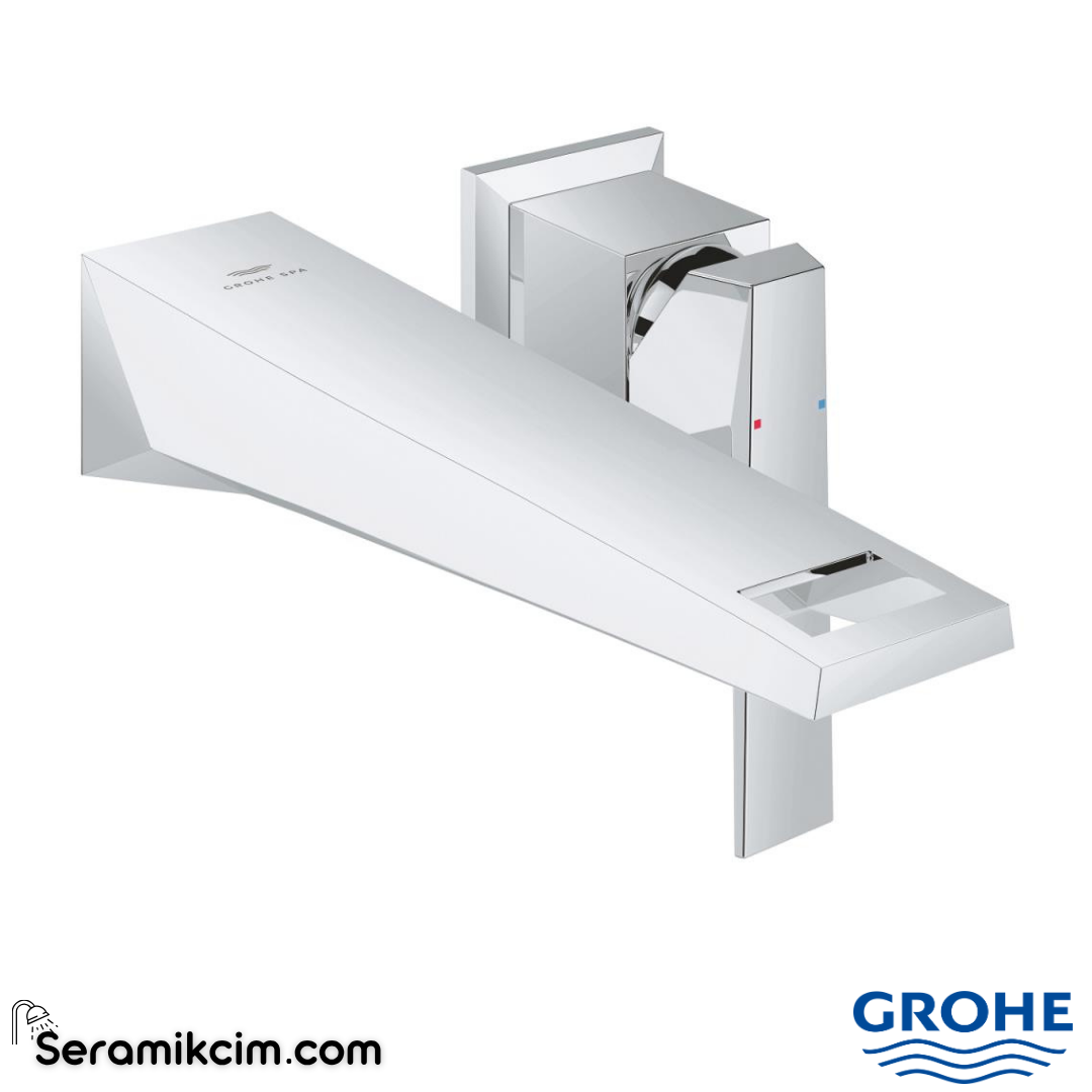 Grohe Allure Brilliant Duvardan Ankastre (L-Boy) Lavabo Bataryası (Sıva Üstü Grubu) Krom 29403000 - 29403000