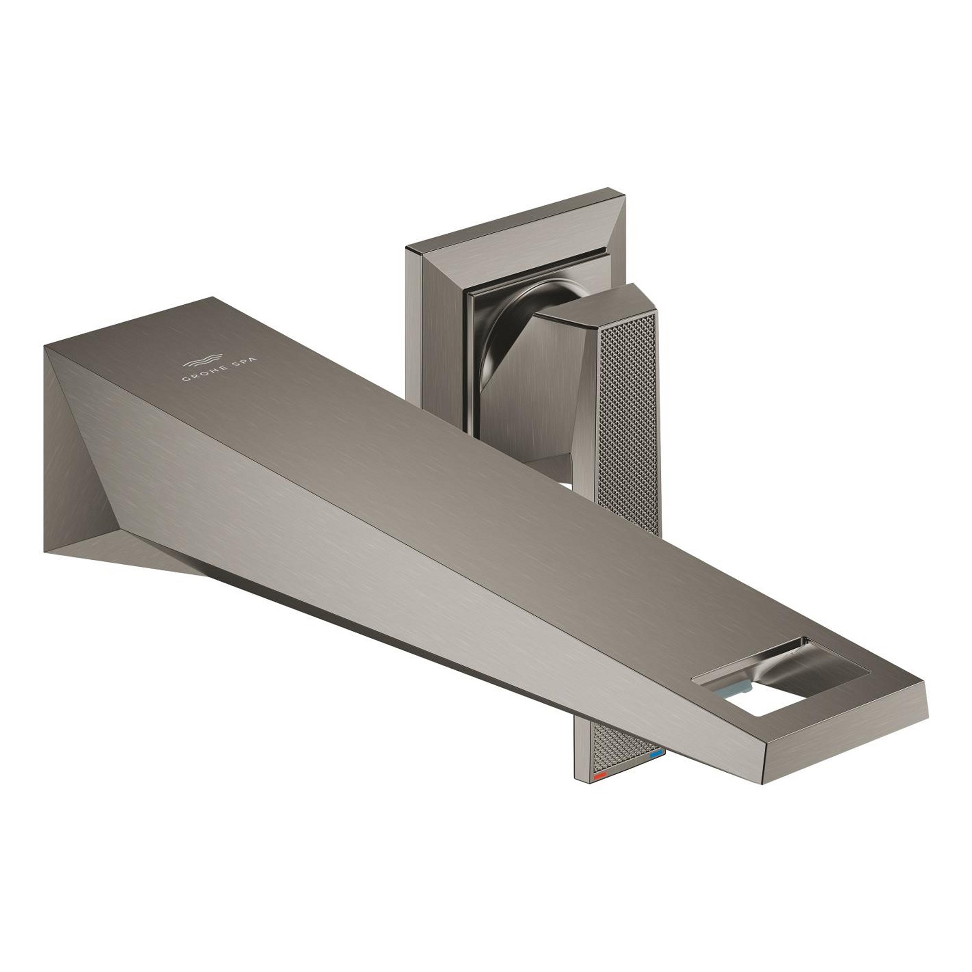 Grohe Allure Brilliant Private Collection Ankastre 2 Delikli Lavabo Bataryası M Boy Fırçalı Sert Grafit 29517AL0
