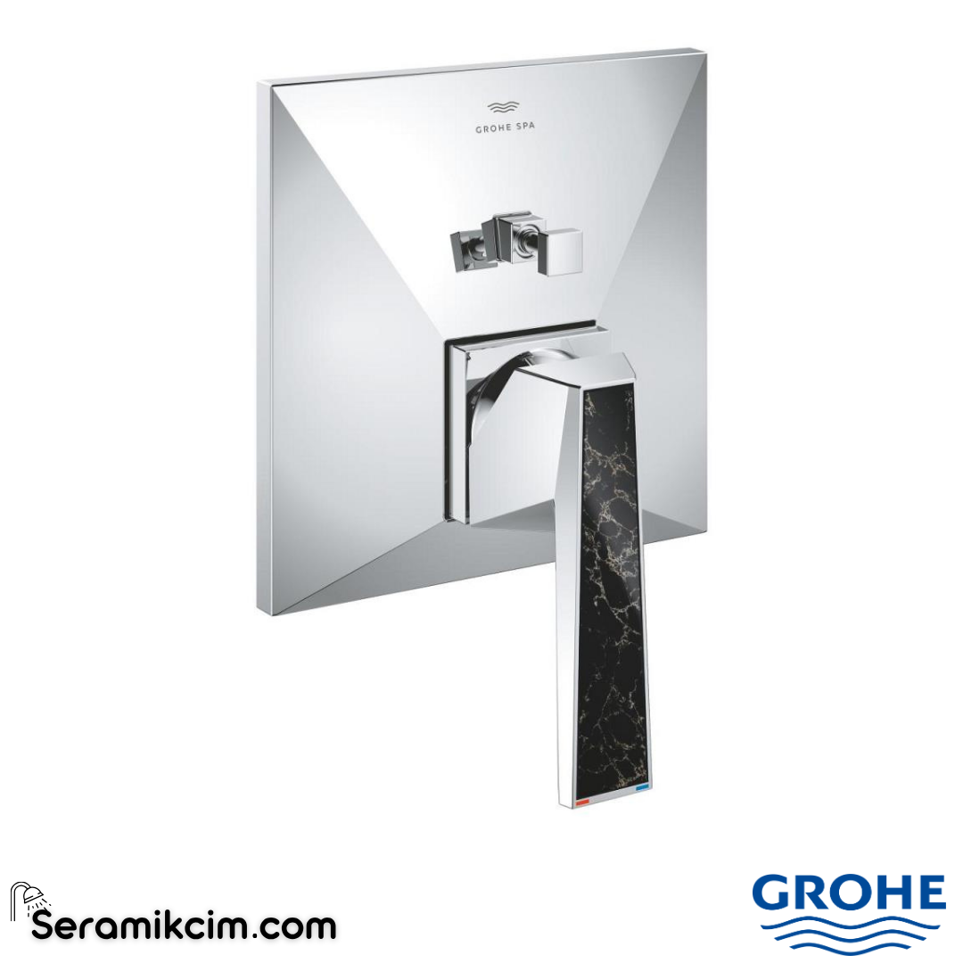 Grohe Allure Brilliant Private Collection Ankastre Banyo ve Duş Bataryası (Sıva Üstü Grubu) Krom 24427000 - 24427000