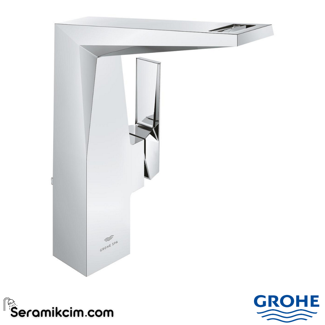 Grohe Allure Brilliant Private Collection L-Boy Sifon Kumandalı Yüksek Lavabo Bataryası Krom 24400000 - 24400000