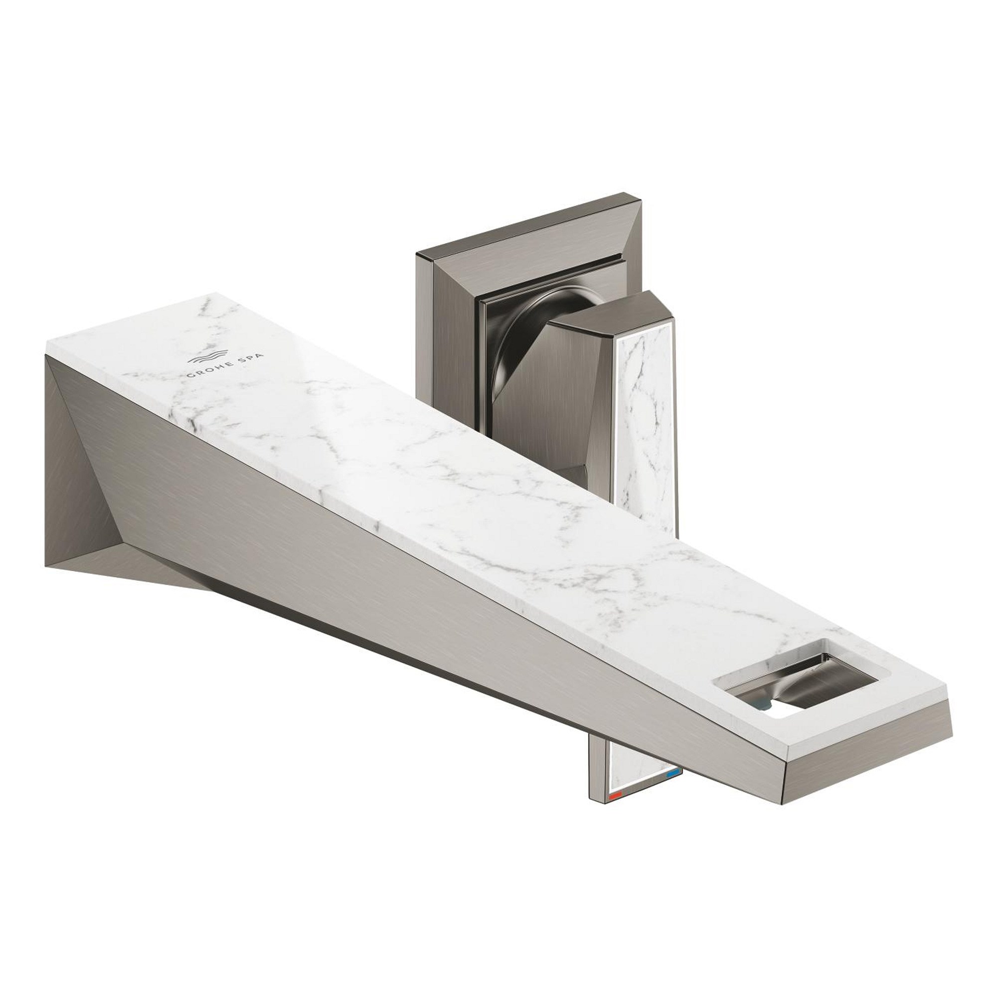 Grohe Allure Brilliant Private Collection Ankastre 2 Delikli Lavabo Bataryası M Boy Fırçalı Sert Grafit 29519AL0