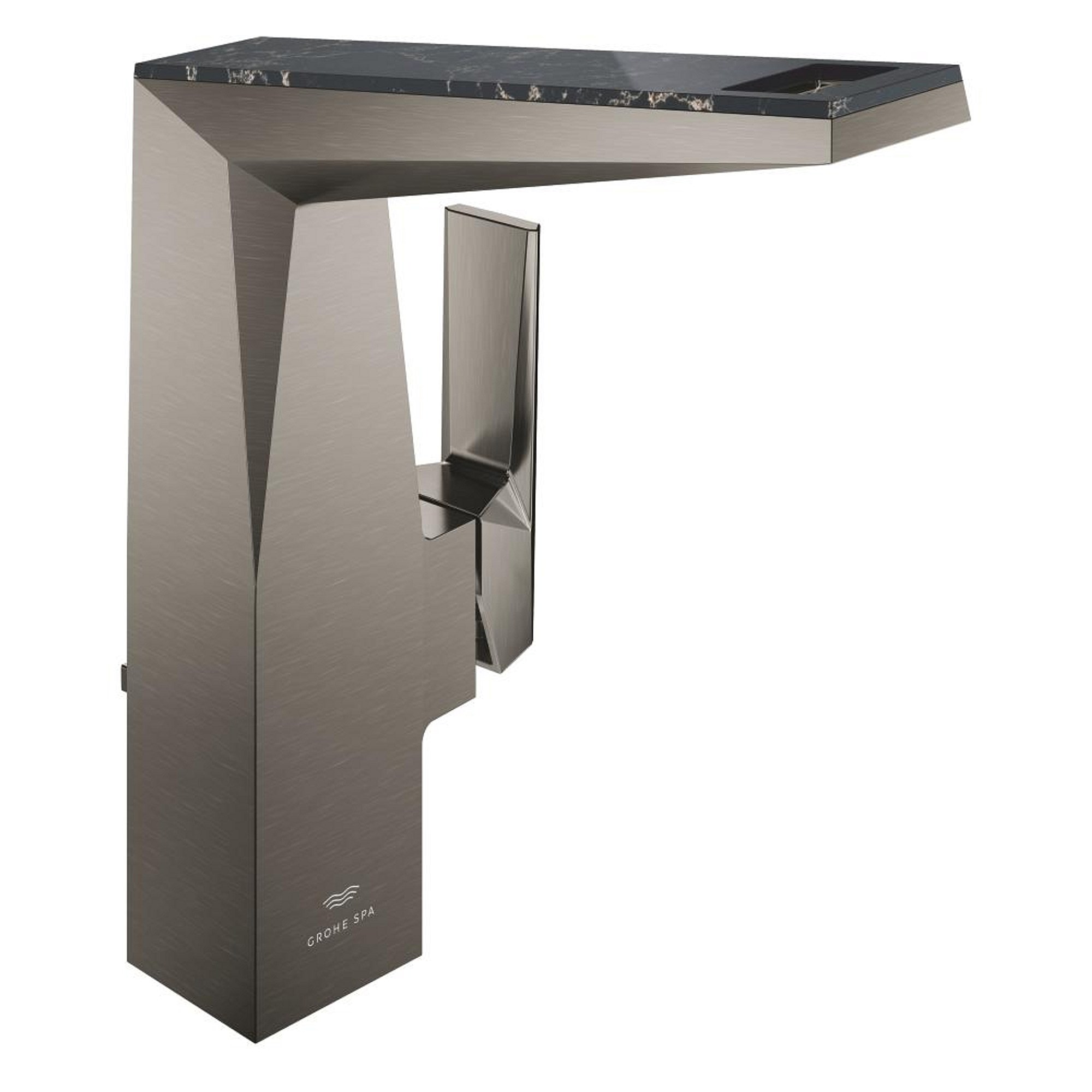 Grohe Allure Brilliant Private Collection Lavabo Bataryası L Boy Fırçalı Sert Grafit 24414AL0