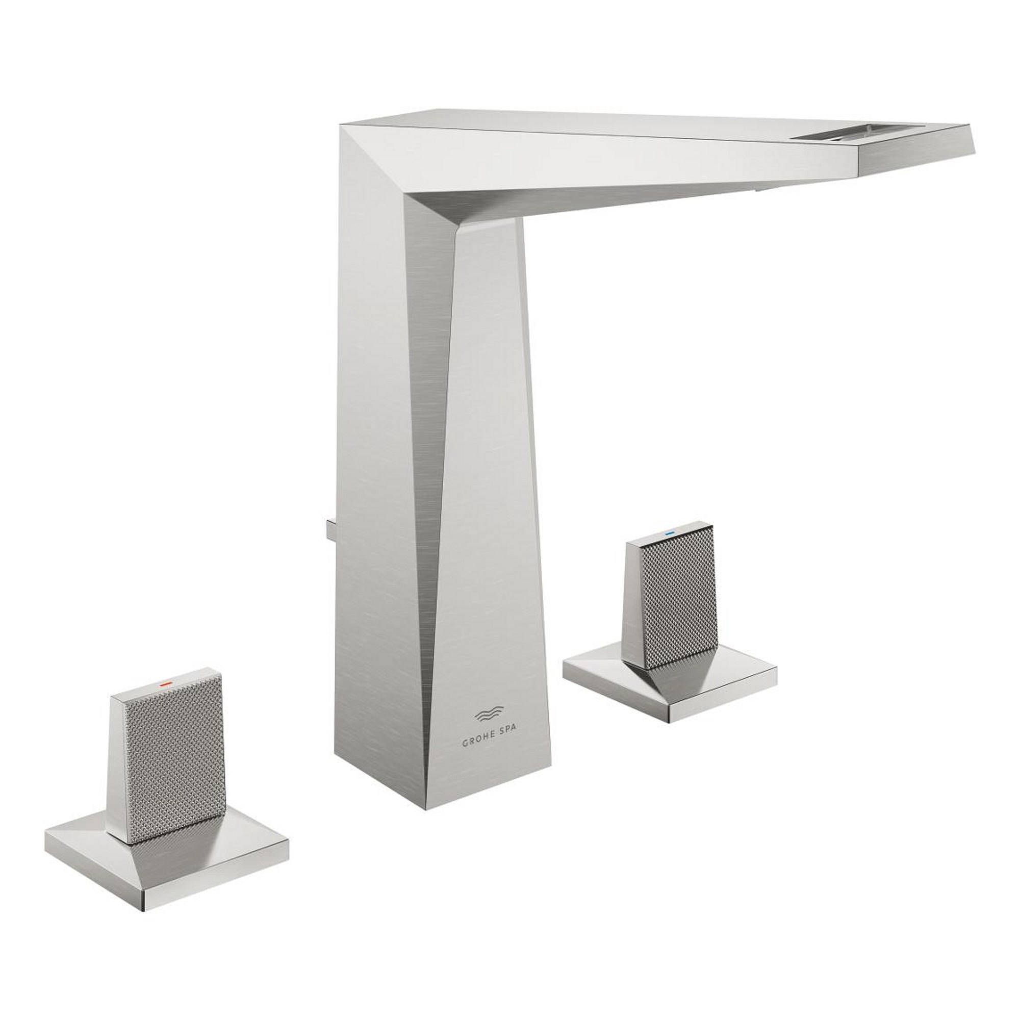 Grohe Allure Brilliant Private Collection 3 Delikli Lavabo Bataryası L Boy Paslanmaz Çelik 20667DC0