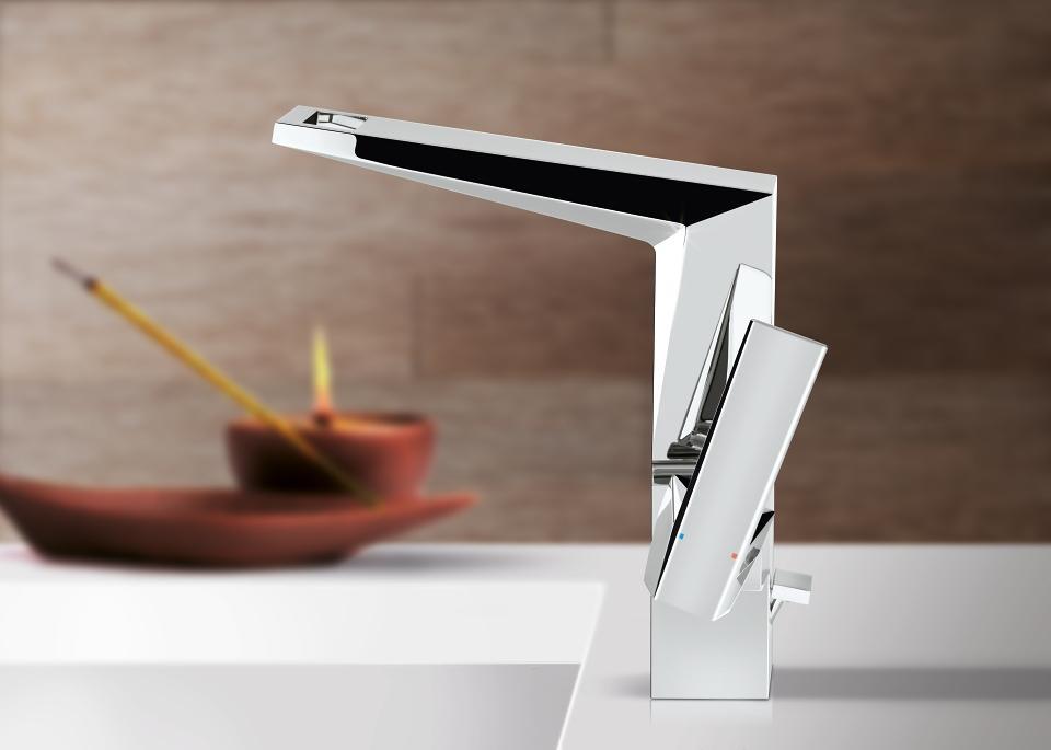 Grohe Allure Brilliant Sifon Kumandalı Lavabo Bataryası (L-Boy) Krom - 24344000