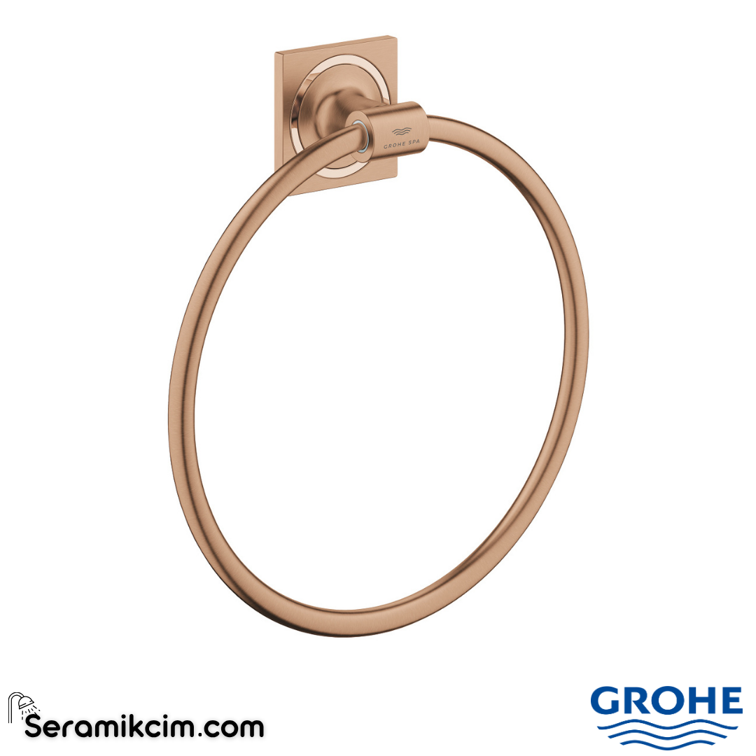 Grohe Allure Halka Havluluk, Fırçalı Bakır 40339DL1 - 40339DL1