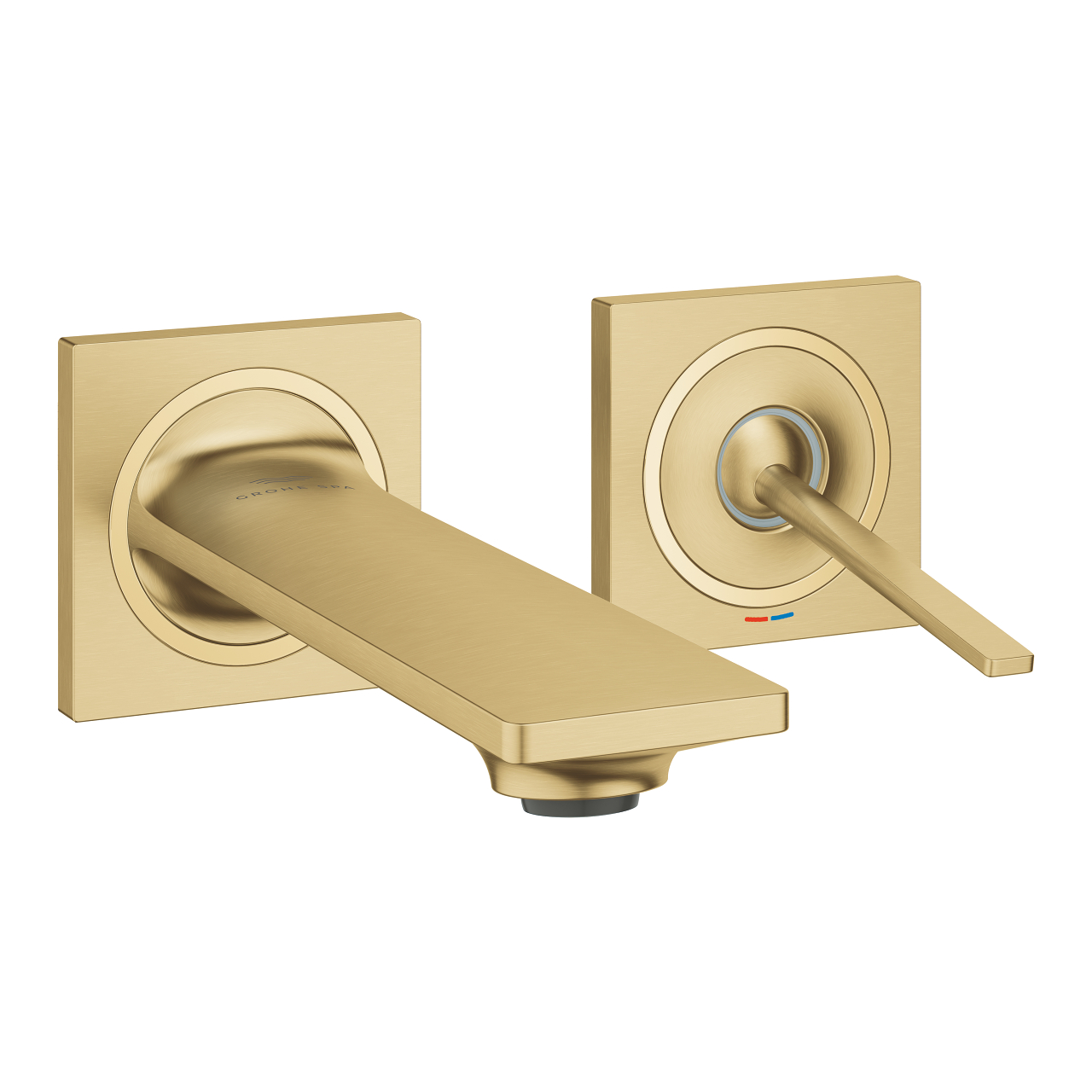 Grohe Allure New 2 Delikli Ankastre Lavabo Bataryası S-Boyut Mat Altın 19309GN2