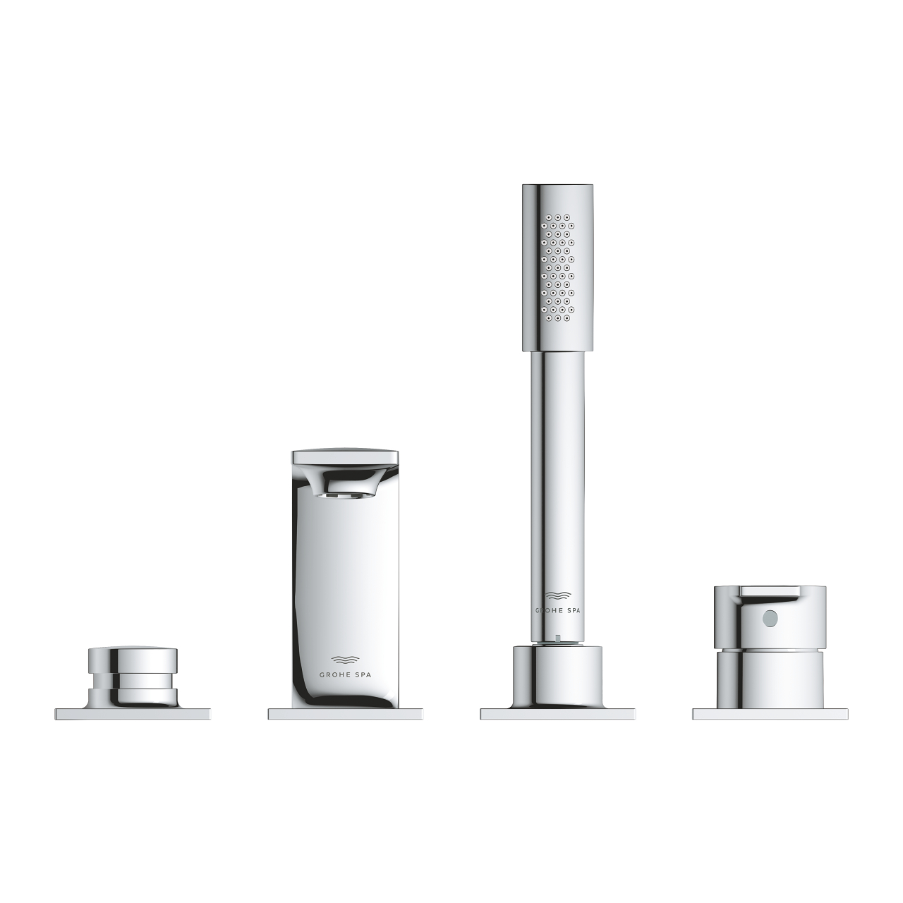 Grohe Allure New Dört Delikli Küvet Bataryası Krom 19316001