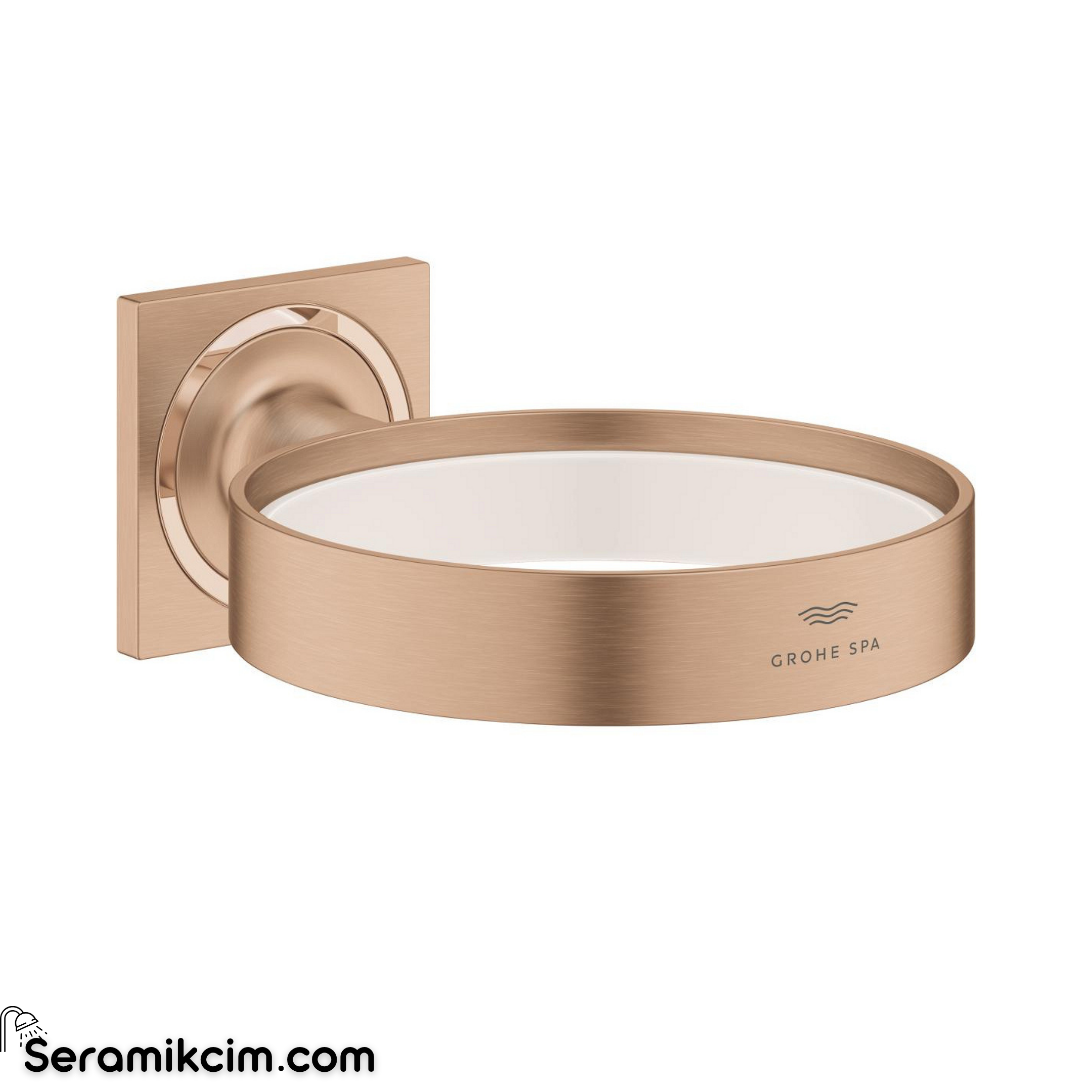 Grohe Allure Sabunluk Tutacağı, Fırçalı Bakır 40963DL1