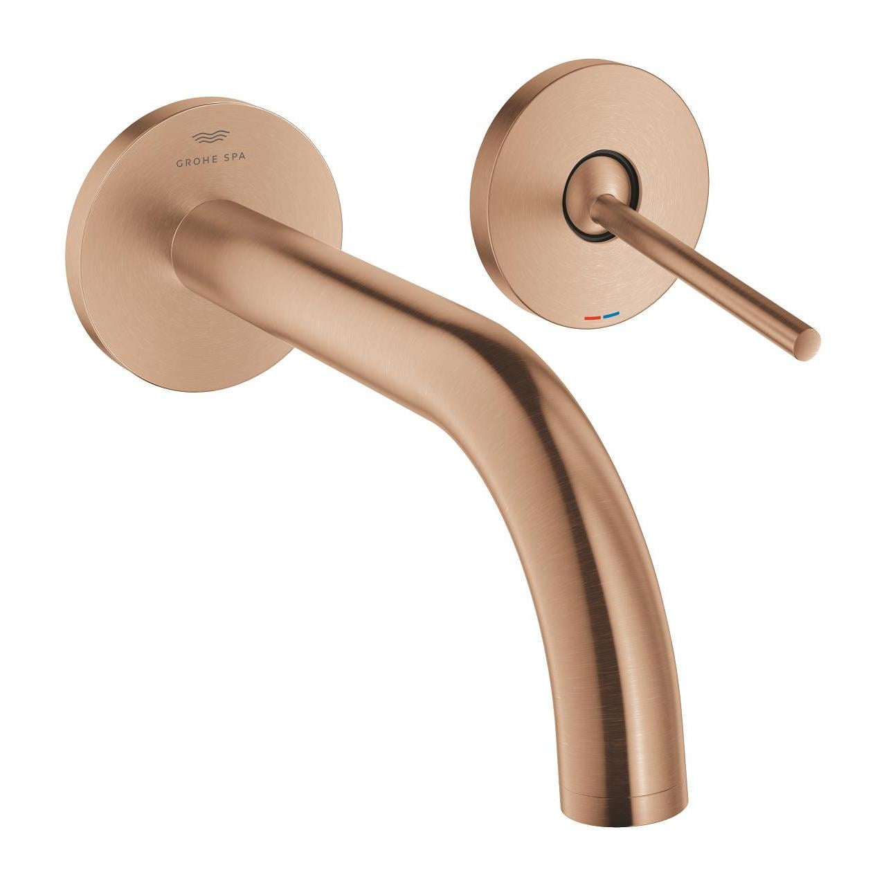 Grohe Atrio 2 Delikli Ankastre Lavabo Bataryası, (Sıva Üstü Grubu), Fırçalı Bakır 29410DL0