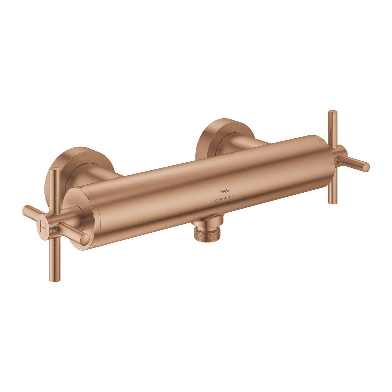 Grohe Atrio Duş Bataryası (4 Çubuklu Volan), Fırçalı Bakır 26895DL0