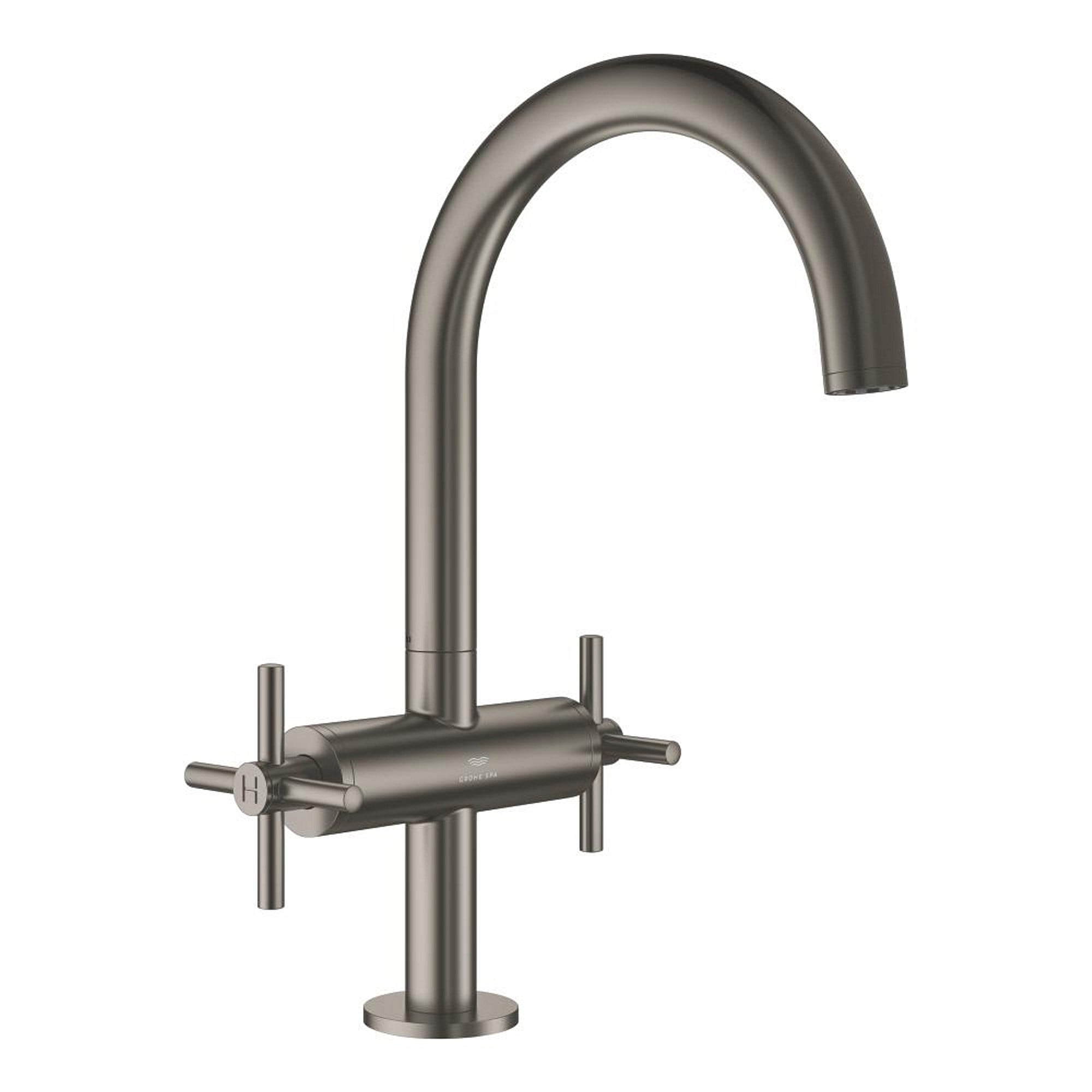 Grohe Atrio Lavabo Bataryası L Boy Saten Antrasit (Satin Graphite) 21144MG0