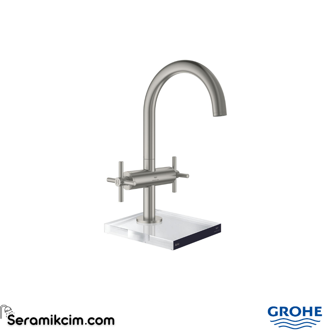 Grohe Atrio Lavabo Bataryası L Boyut Krom 14509MS0