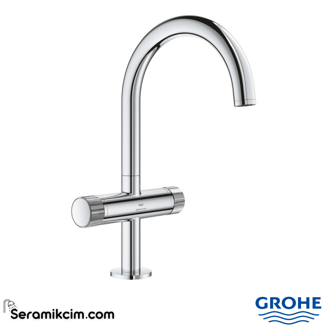 Grohe Atrio Private Collection Yüksek Lavabo Bataryası (L-Boy), Krom 21138000 - 21138000