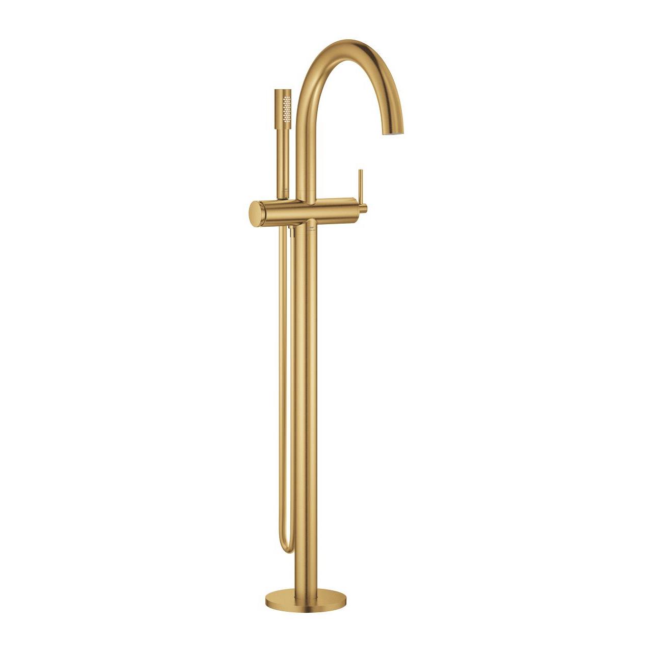Grohe Atrio Tek Yerden Küvet Bataryası (Sıva Üstü Grubu), Fırçalı Altın 24368GN0