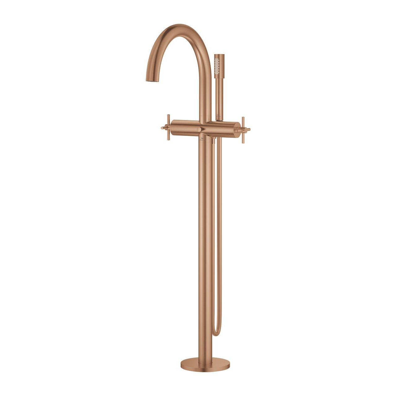 Grohe Atrio Yerden Küvet Bataryası (Sıva Üstü Grubu), Fırçalı Bakır 25272DL0