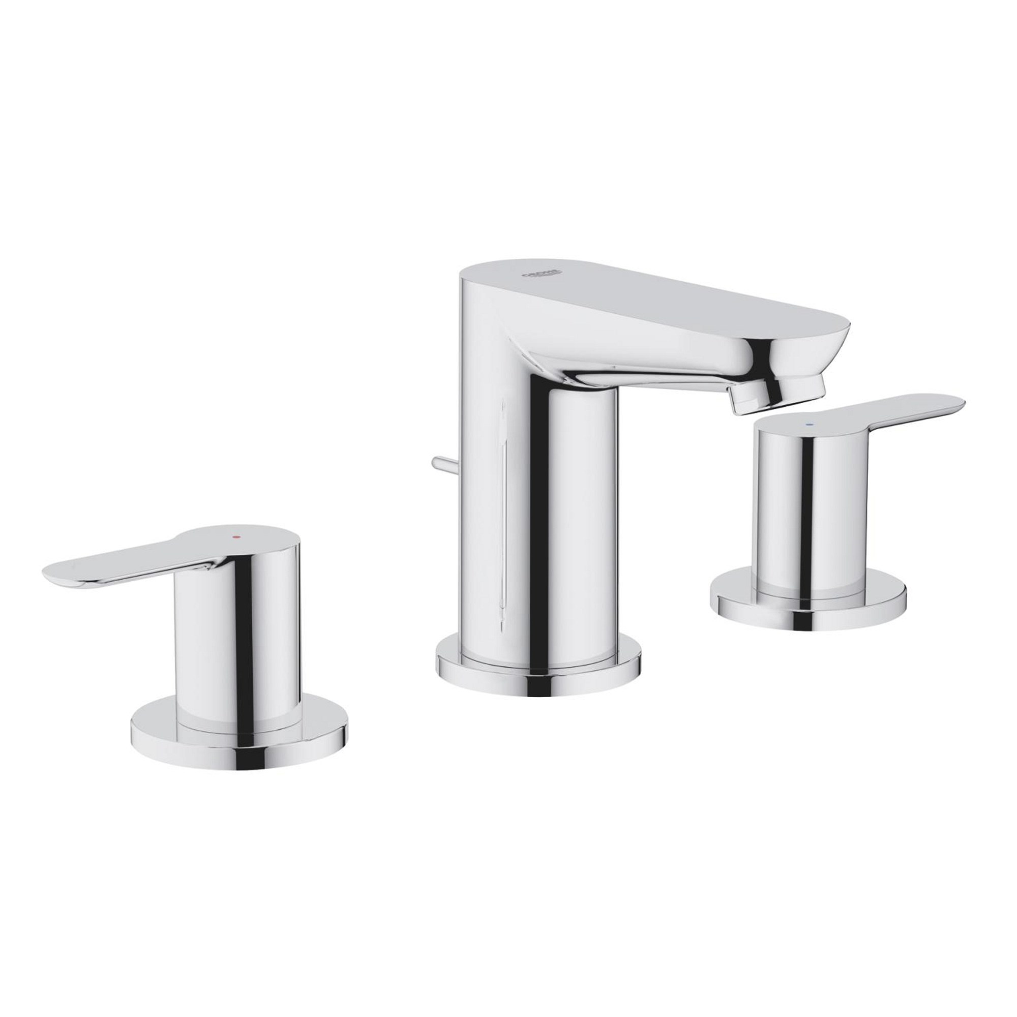 Grohe BauEdge 3 Delikli Ankastre Lavabo Bataryası, Sifon Kumandalı 20197000