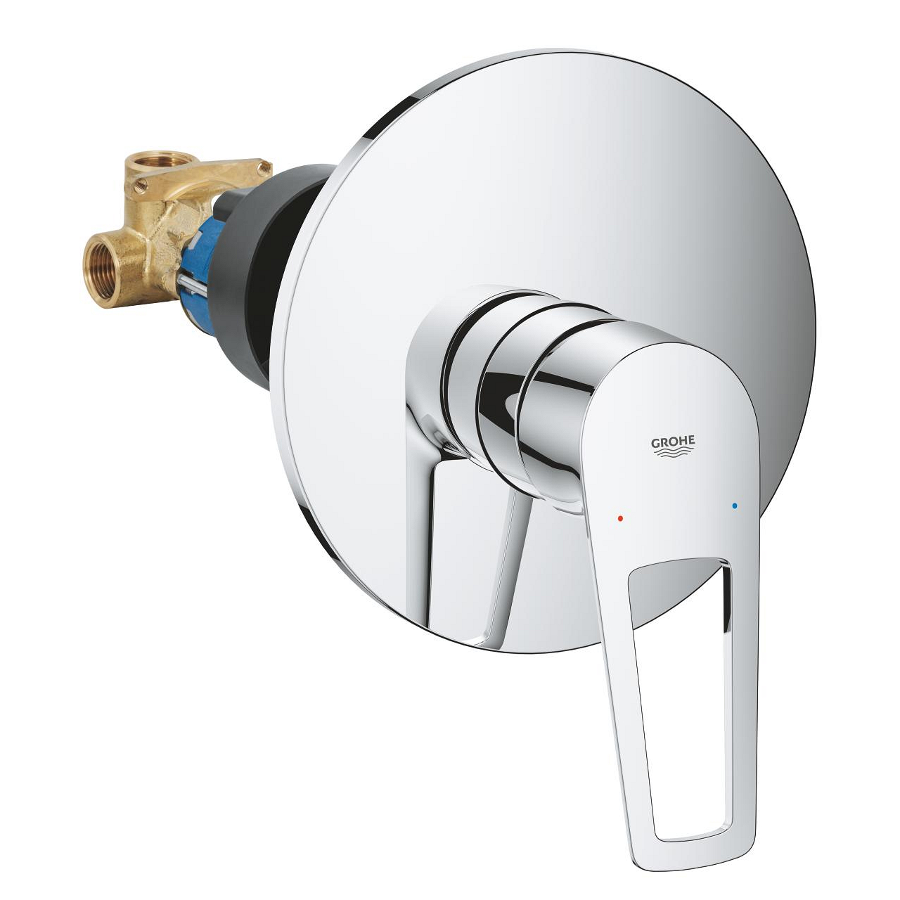 Grohe BauLoop Ankastre Duş Bataryası Krom 29080001