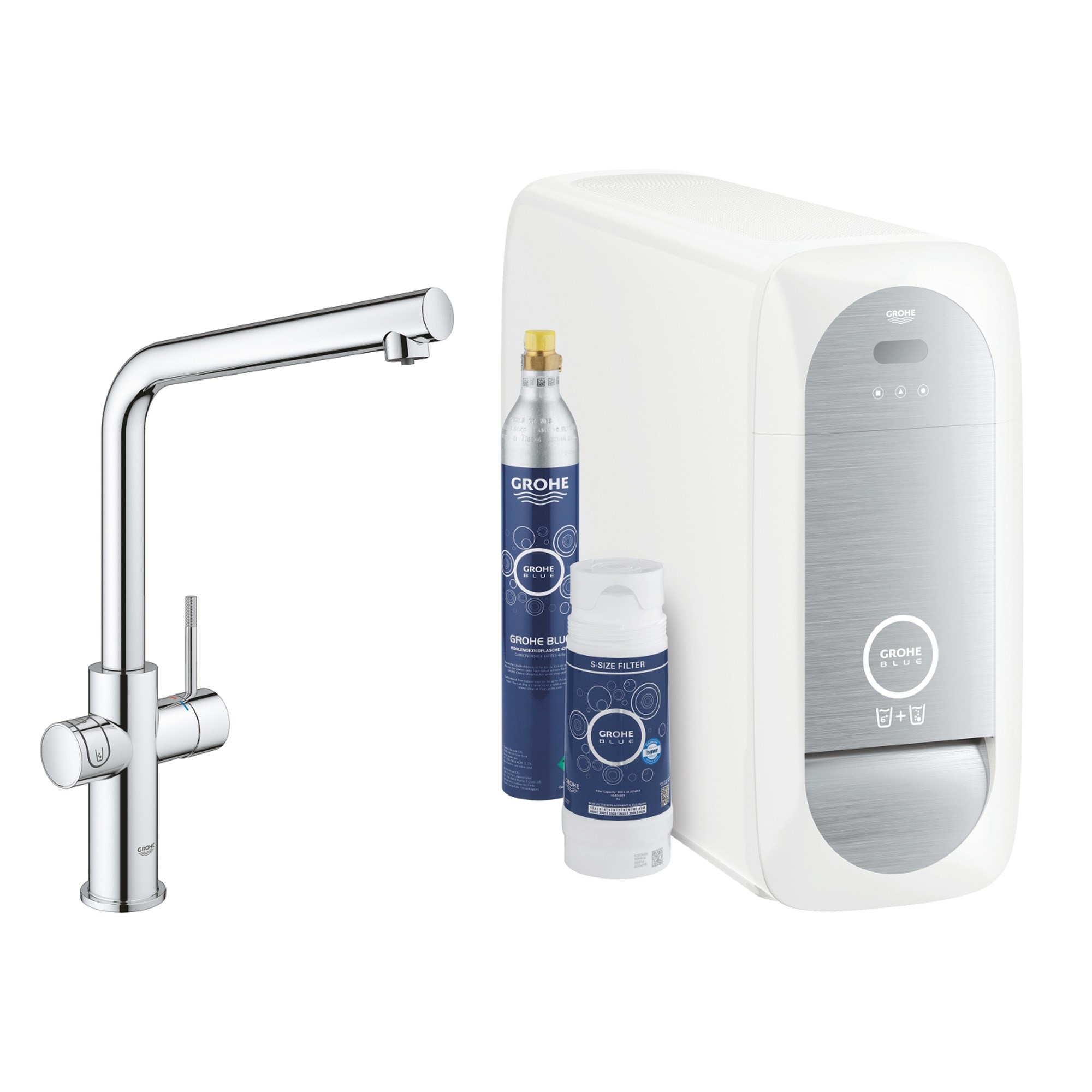 Grohe Blue Home Arıtmalı İçme Suyu ve Soda Yapan Mutfak Bataryası Krom 31454001