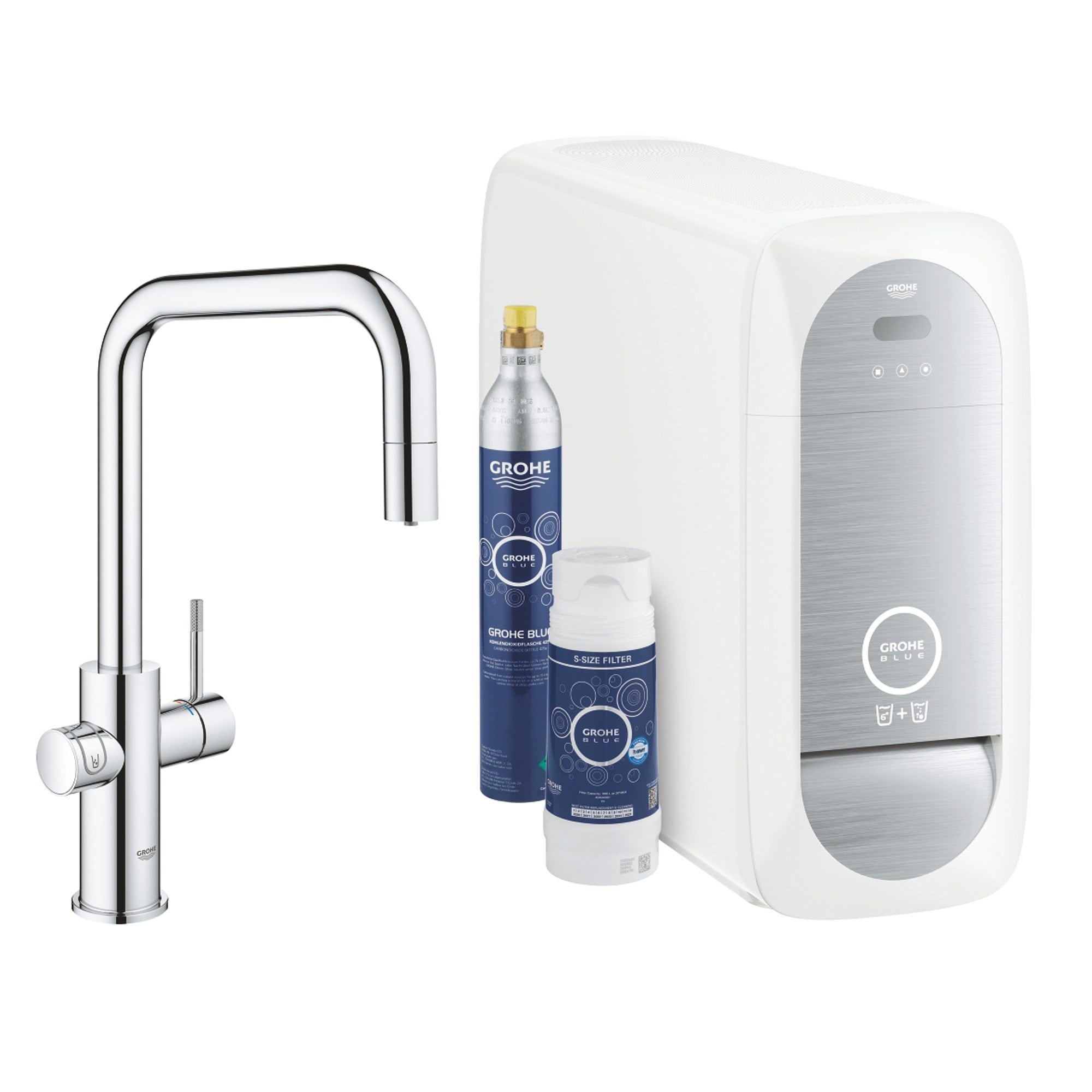 Grohe Blue Home Çekilebilir U Borulu Başlangıç Seti Krom 31543000