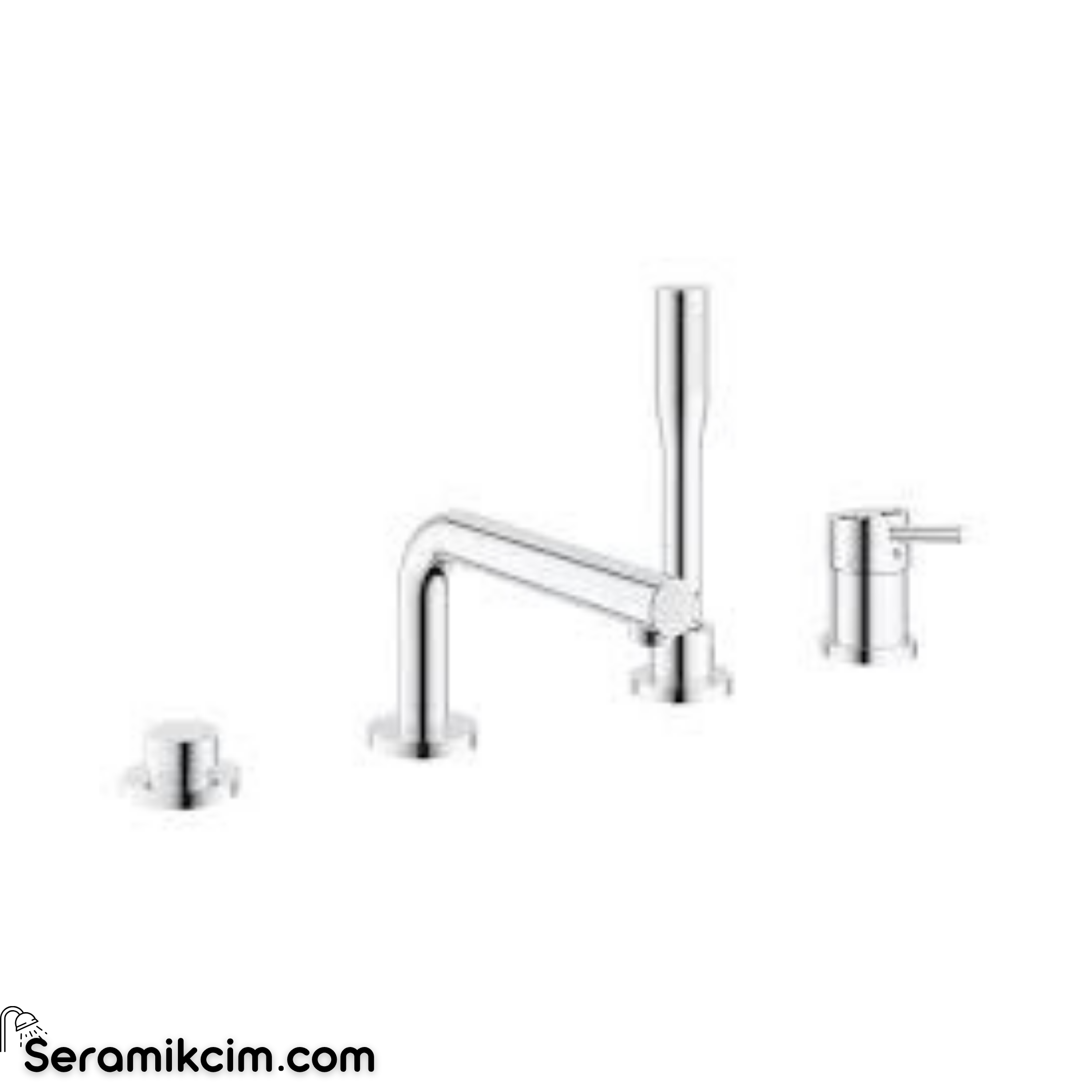Grohe Concetto new Dört delikli küvet bataryası 19576002