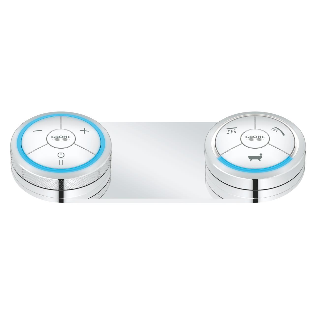 Grohe Dijital Puk Ve Yön Değiştirici İçin Montaj Plakası Krom 40479000