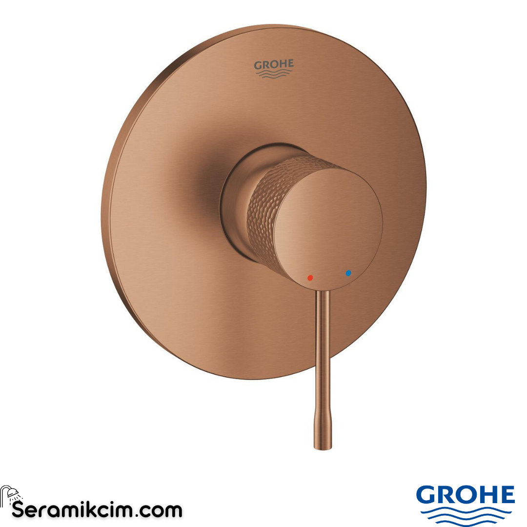 Grohe Essence Ankastre Banyo Bataryası Mat Bakır 24168DE1