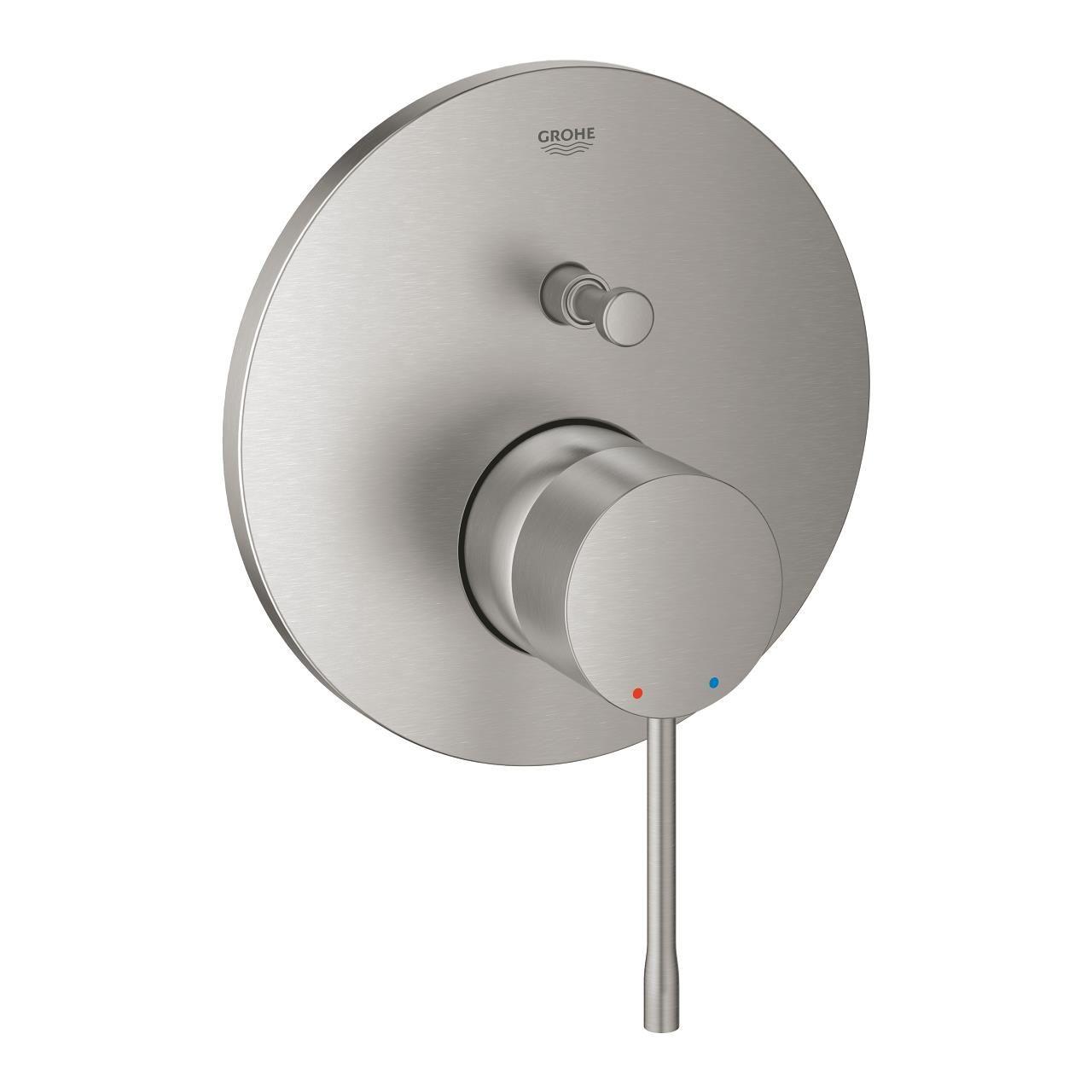 Grohe Essence Ankastre Banyo/Duş Bataryası (Sıva Üstü Grubu), Paslanmaz Çelik - 24058DC1 - 24058DC1