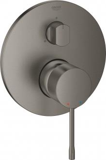 Grohe Essence Ankastre Banyo/Duş Bataryası (Sıva Üstü Grubu), 3 Yollu, Fırçalı Sert Grafit - 24169AL1 - 24169AL1