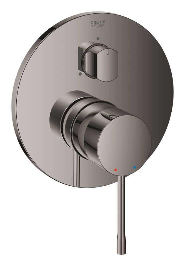 Grohe Essence Ankastre Banyo/Duş Bataryası (Sıva Üstü Grubu), 3 Yollu, Sert Grafit - 24092A01 - 24092A01