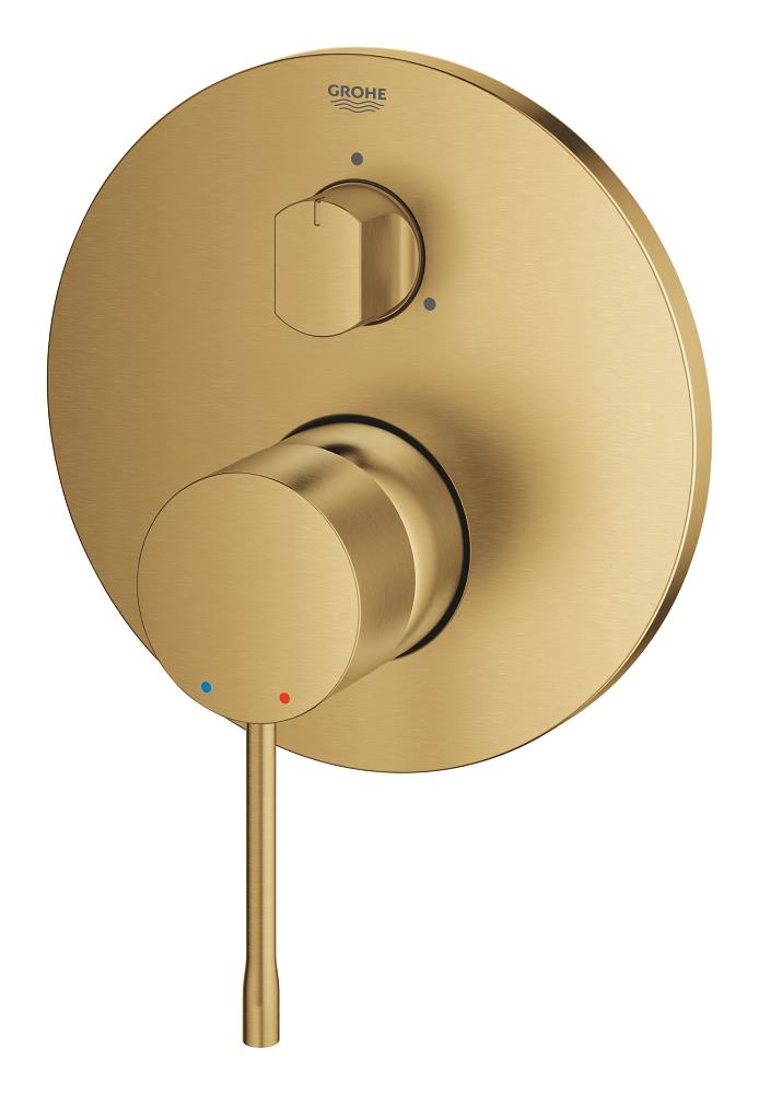 Grohe Essence Ankastre Banyo/Duş Bataryası (Sıva Üstü Grubu), 3 Yollu, Fırçalı Altın - 24169GN1 - 24169GN1