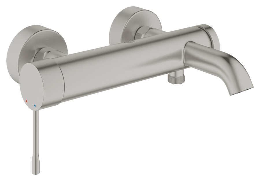 Grohe Essence Banyo Bataryası, Paslanmaz Çelik - 25250DC1 - 25250DC1