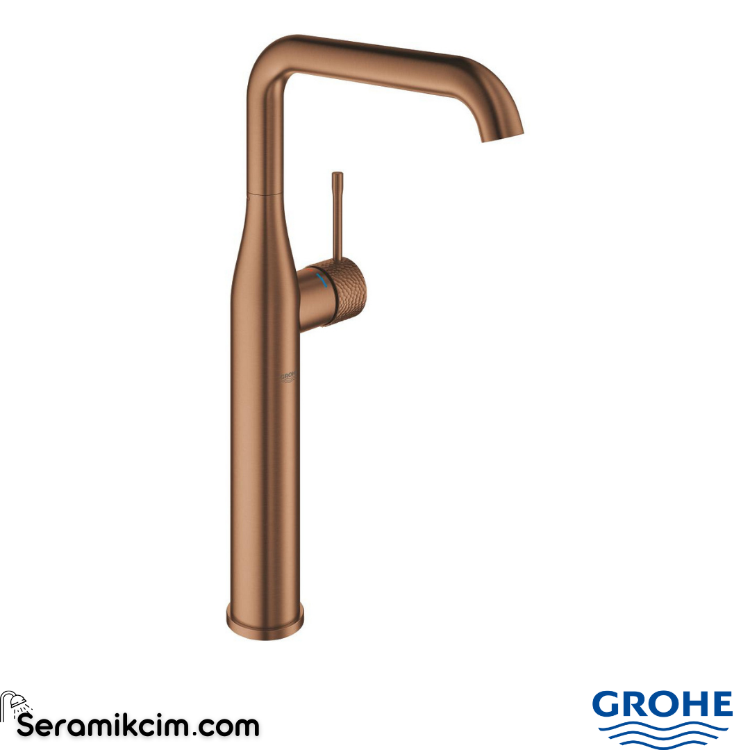Grohe Essence Çanak Lavabo Bataryası Mat Bakır 24170DE1