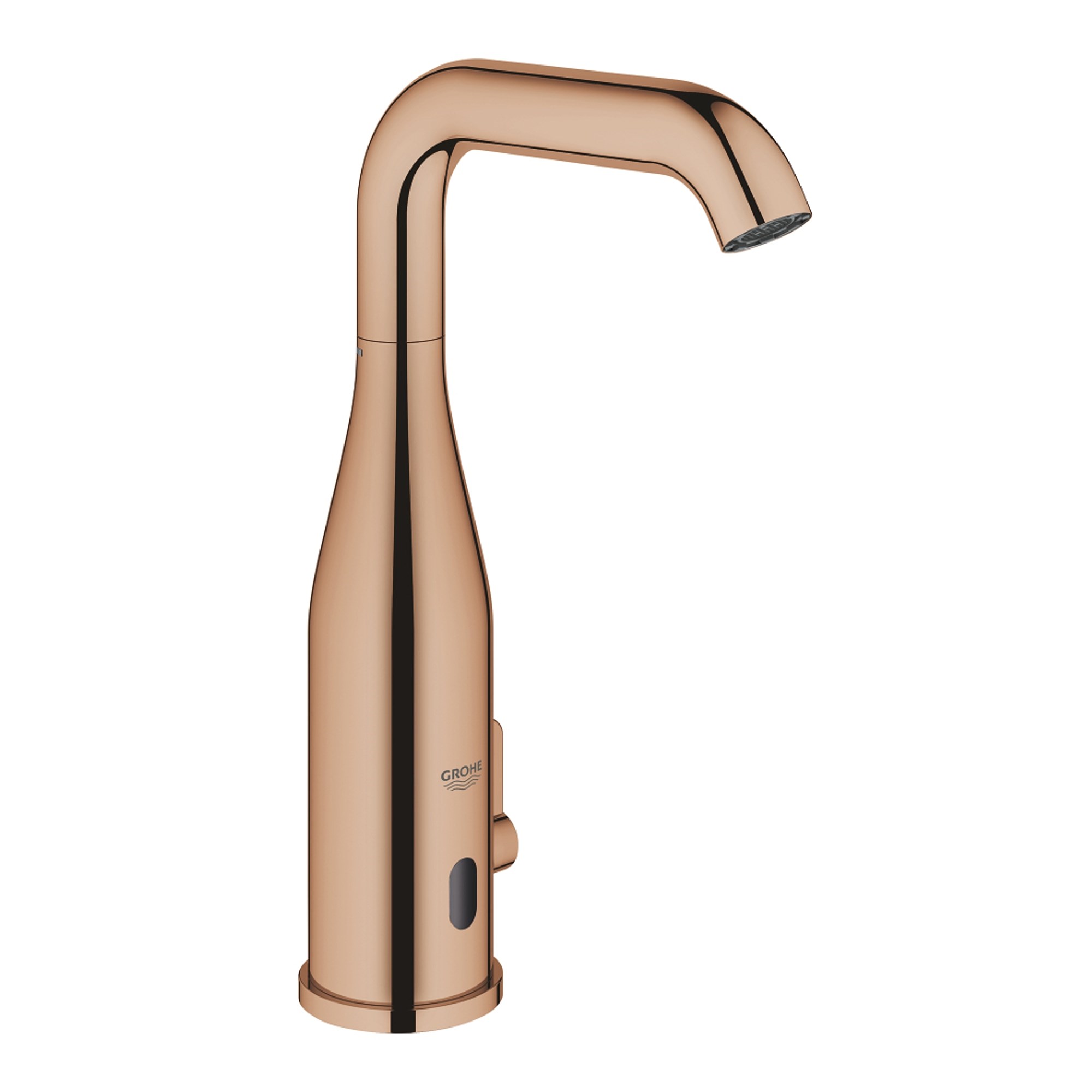Grohe Essence E Fotoselli Lavabo Bataryası, Çift Su Girişli, Ayarlanabilir Sıcaklık Sınırlayıcısı, Parlak Bakır 36445DA0