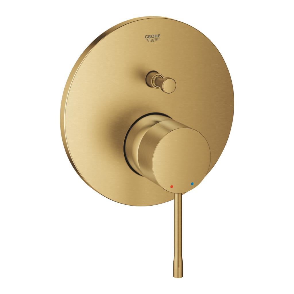Grohe Essence New Ankastre Banyo/Duş Bataryası (Sıva Üstü Grubu), Fırçalı Altın - 24167GN1 - 24167GN1
