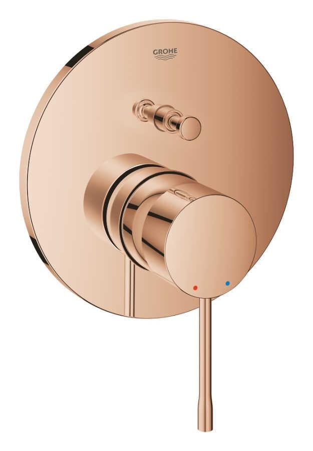 Grohe Essence New Ankastre Banyo/Duş Bataryası (Sıva Üstü Grubu), Bakır - 24167DA1 - 24167DA1