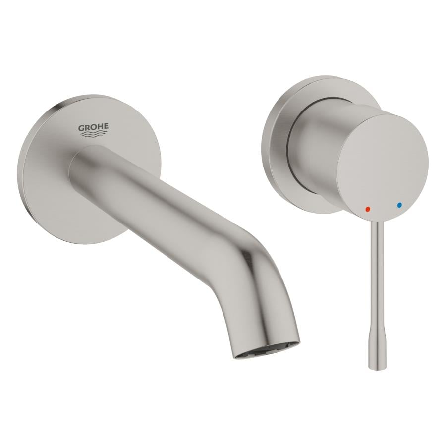 Grohe Essence New Duvardan Ankastre Lavabo Bataryası (Sıva Üstü Grubu), Paslanmaz Çelik - 29192DC1
