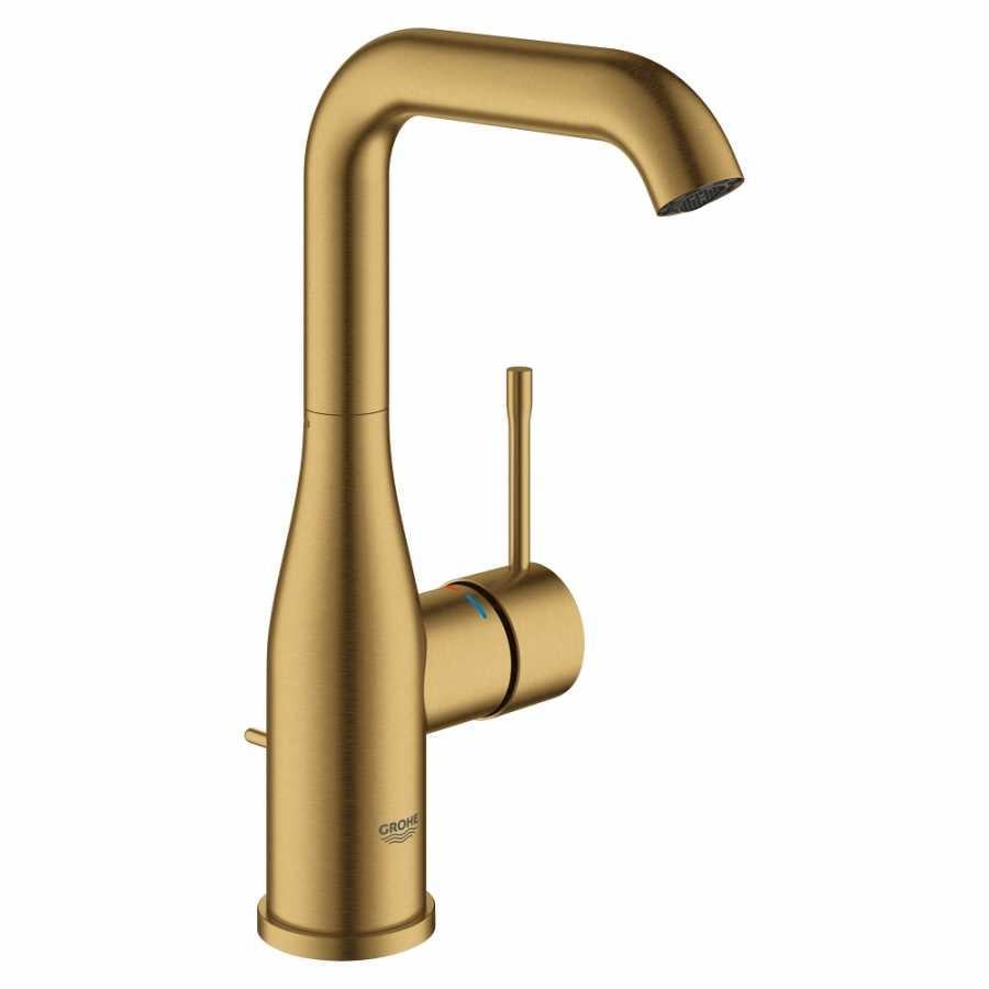 Grohe Essence New Yüksek Lavabo Bataryası, Altın Fırçalı Yüzey
