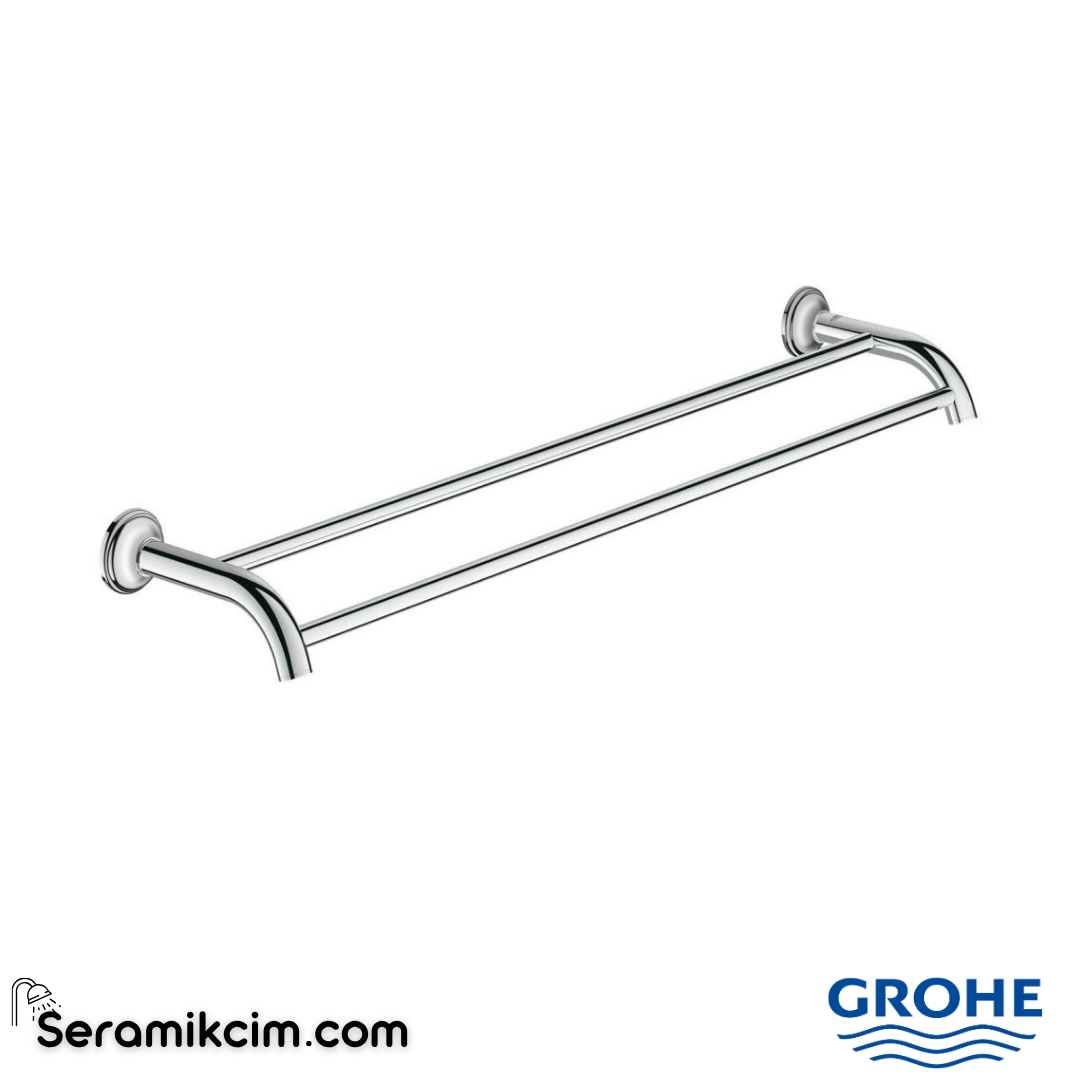 Grohe Essentials Authentic İkili Havluluk Krom 40654001