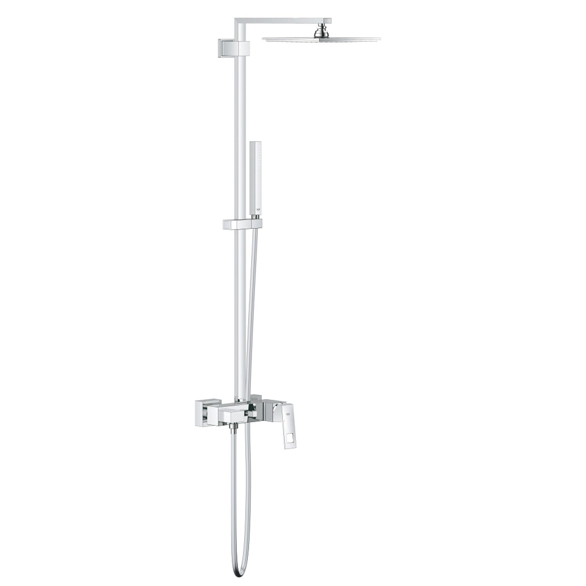 Grohe Euphoria Cube System 230 Duvardan Bataryalı Duş Sistemi Krom 23147001