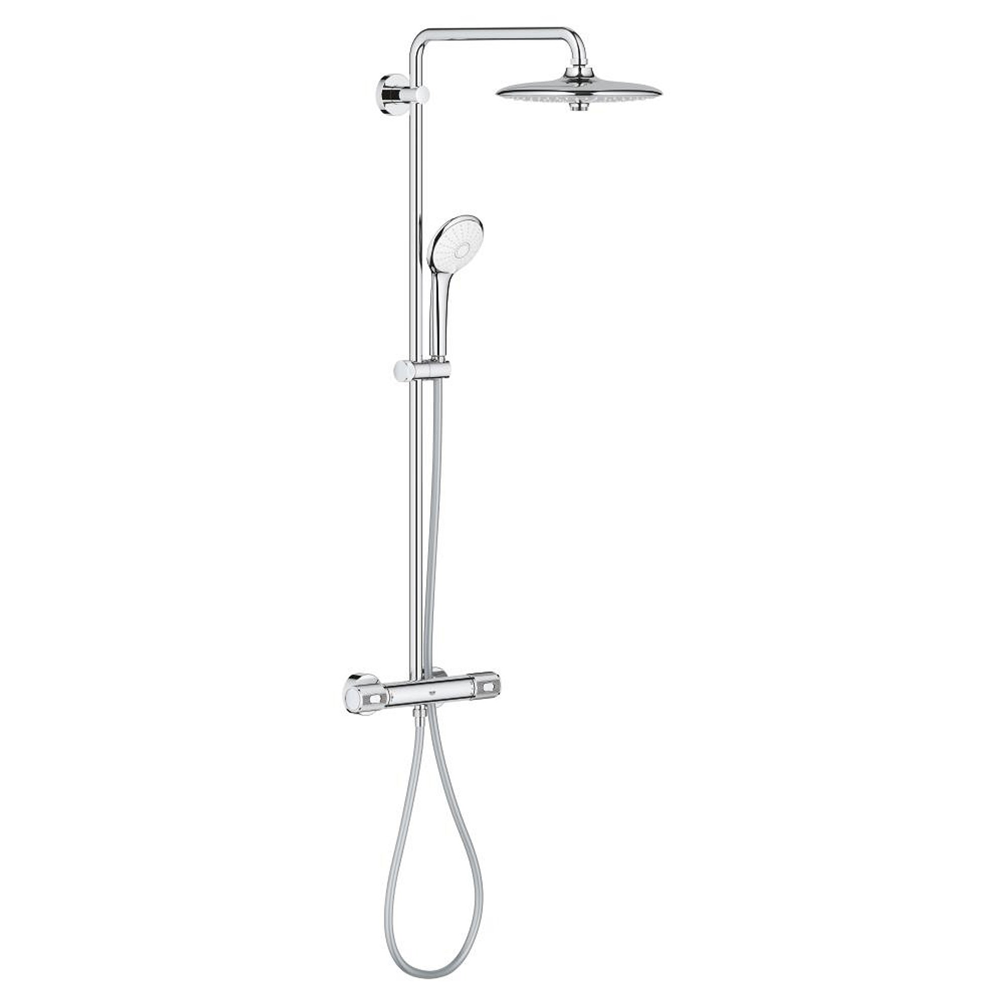 Grohe Euphoria System 260 Termostatik Duş Sistemi Tepe Duşu 3 Fonksiyonlu 260 mm Krom 27296003